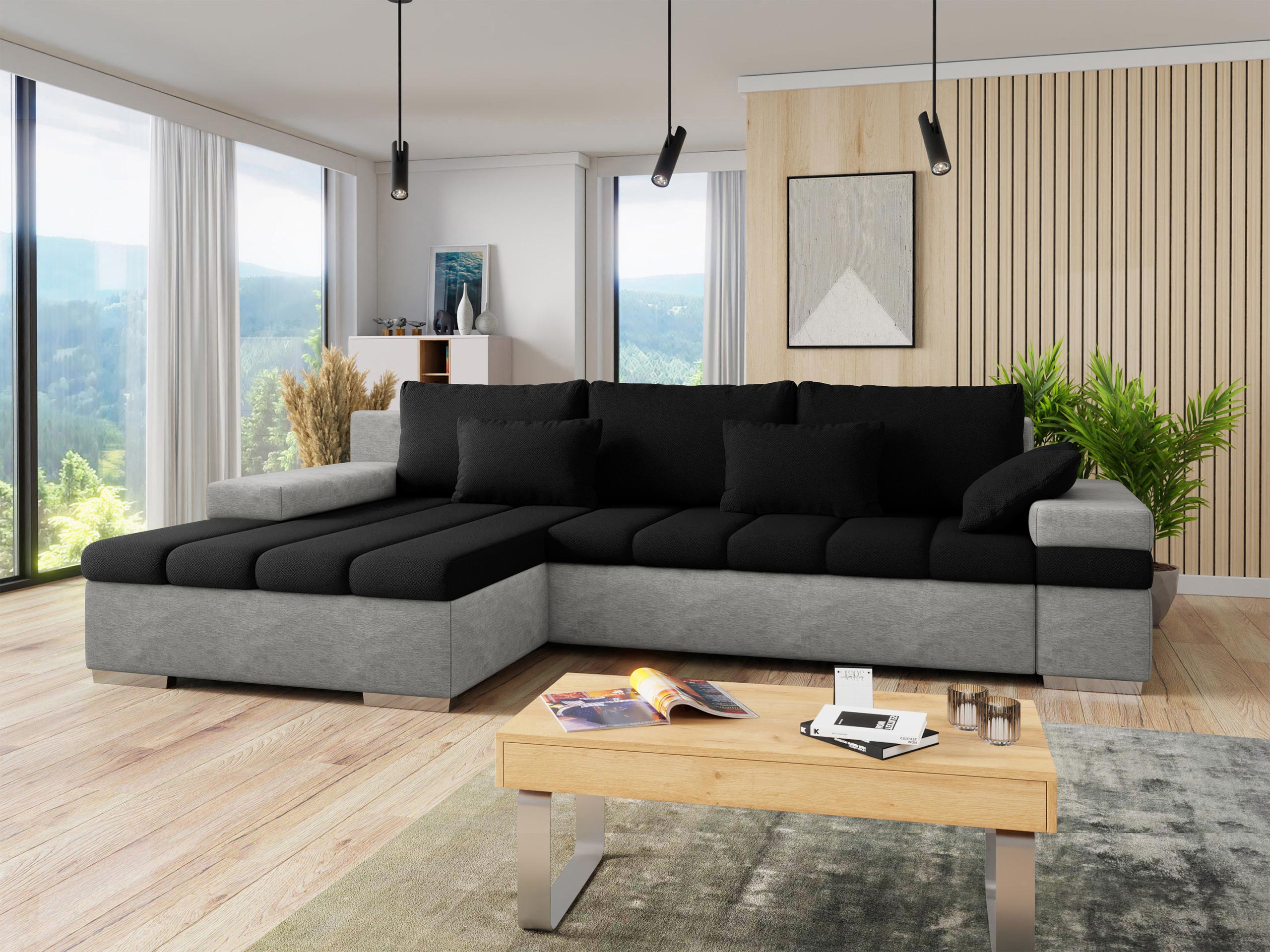 Corner sofa Comfivo Olivetum (Nazar 225.05 + Muna 14)