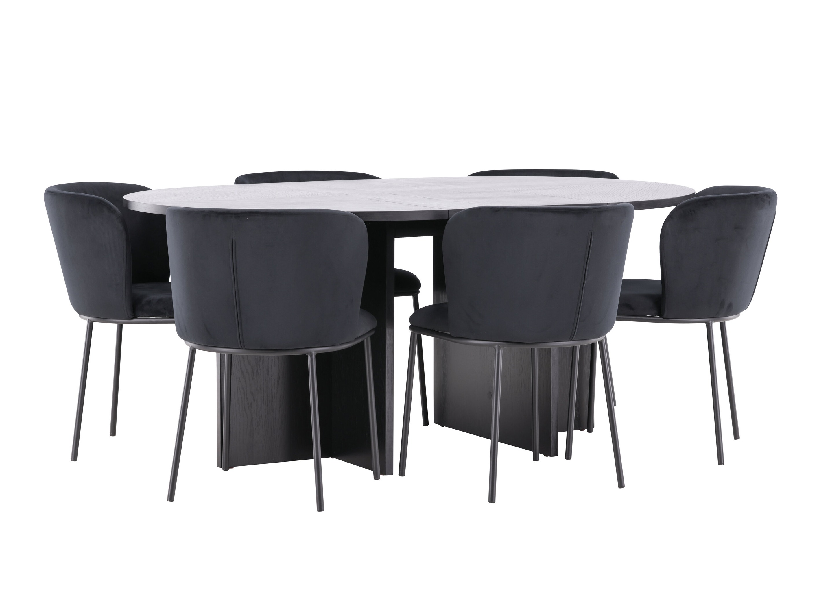 Dining set Dallas 5013 (Black)