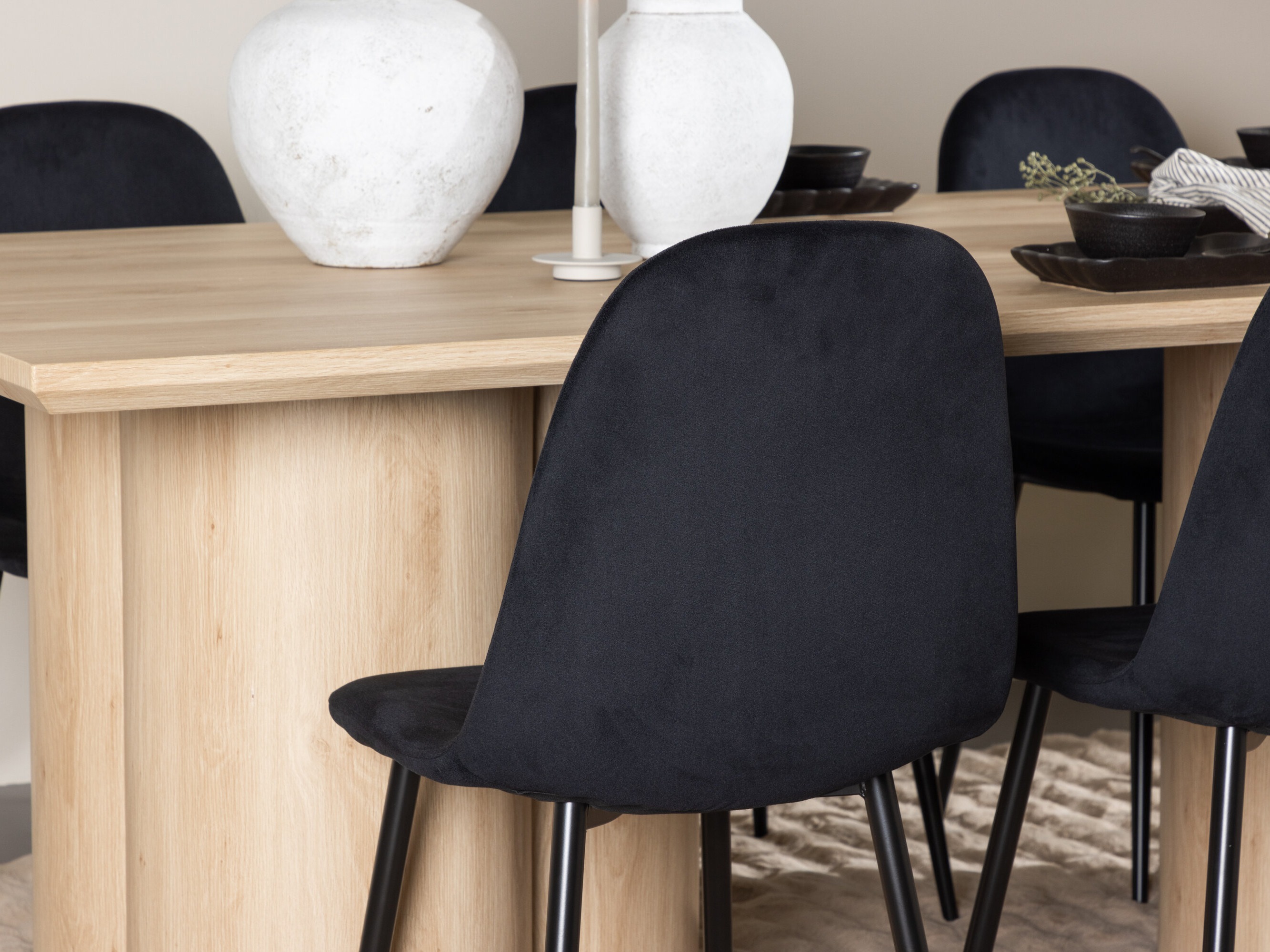 Dining set Dallas 5018 (Black)