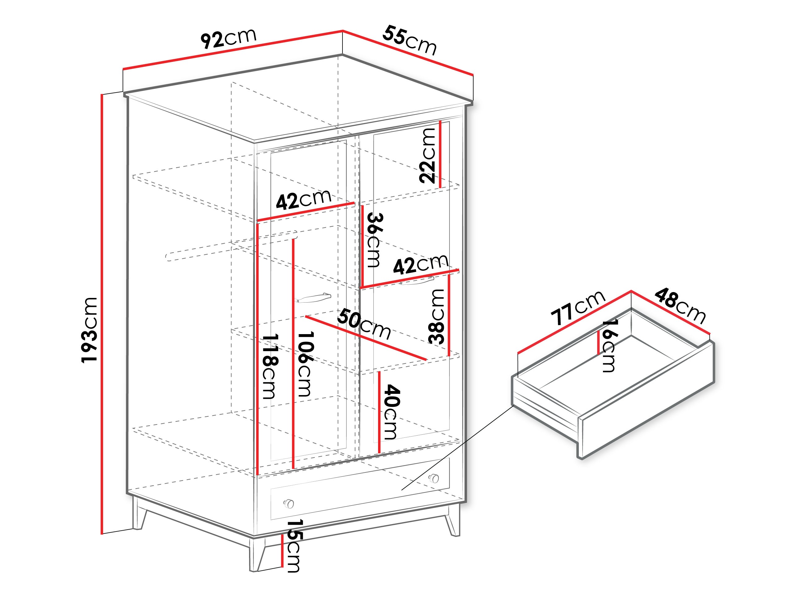 Wardrobe Sonfera 109