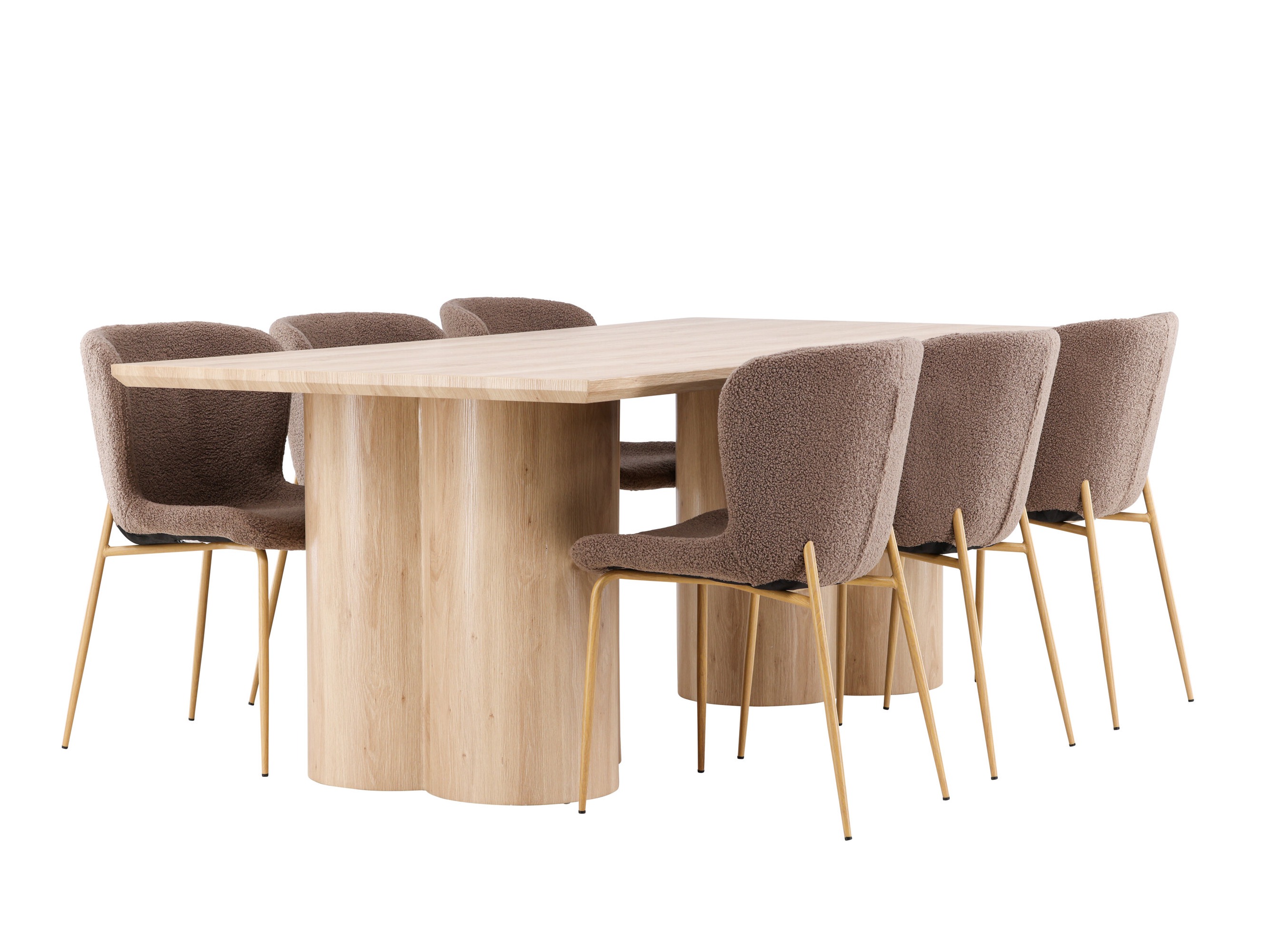 Dining set Dallas 5021 (Brown)