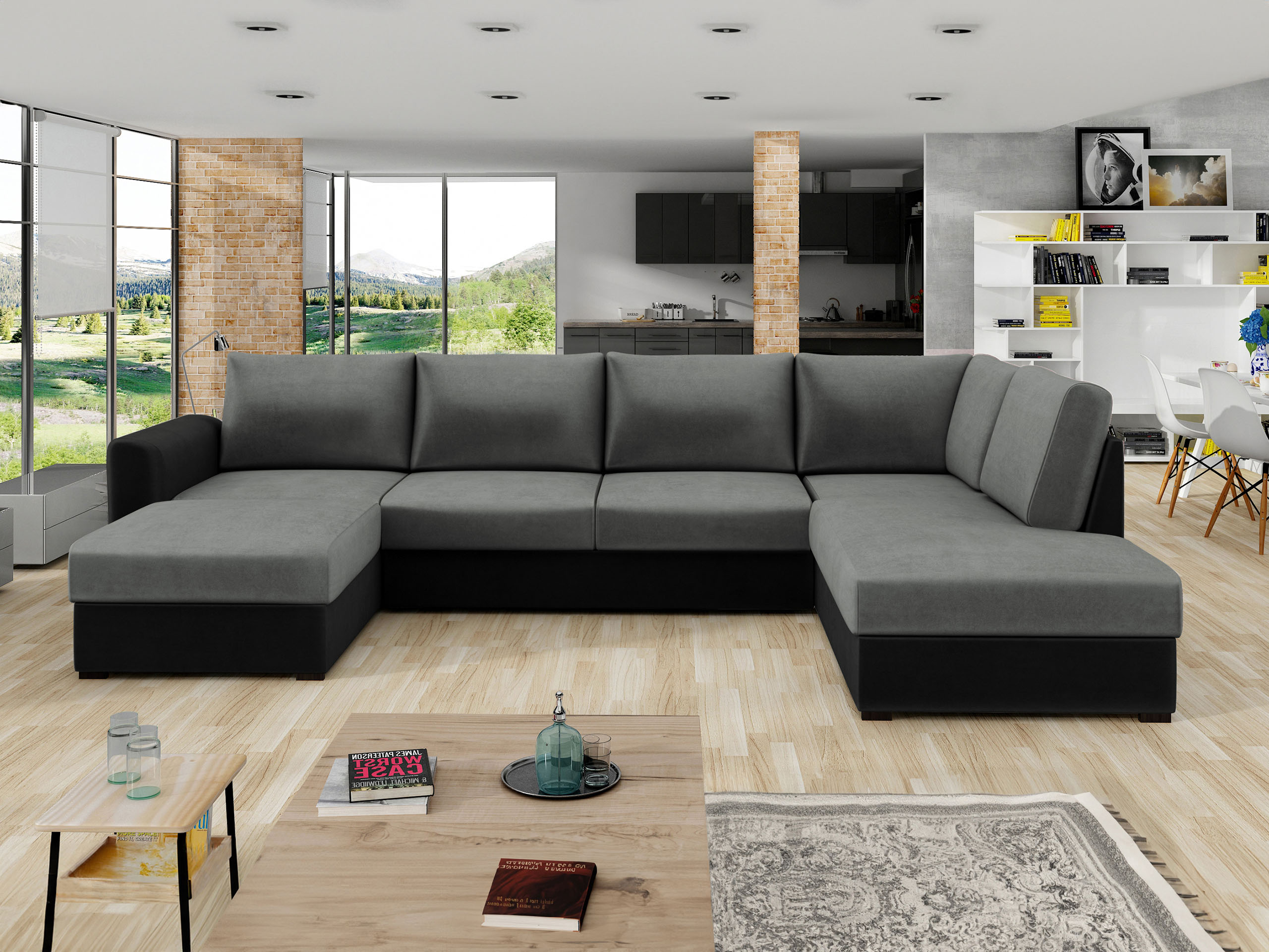 Corner sofa Comfivo Flumen (Piano 17 + Piano 14)