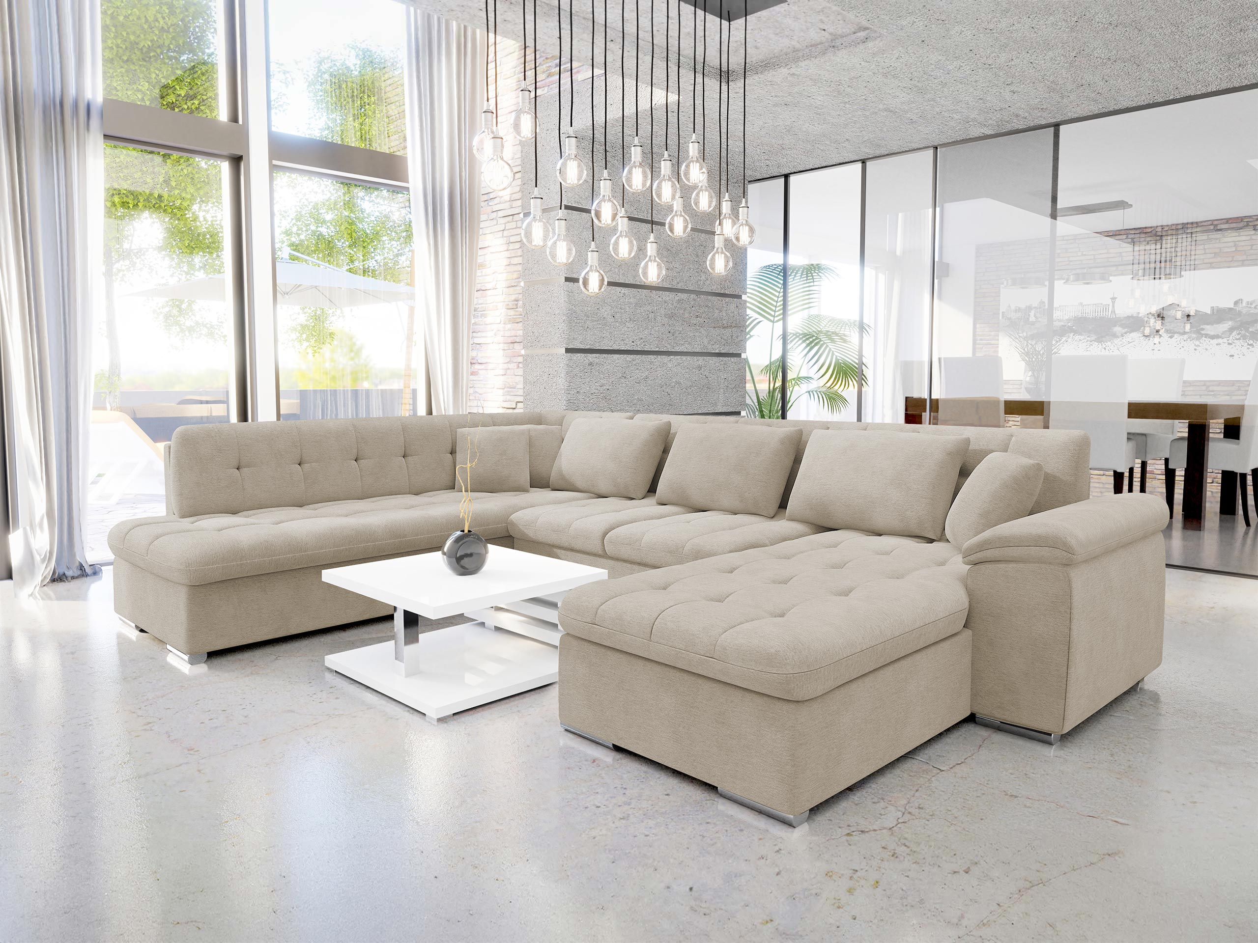 Corner sofa Comfivo Gemma II (Right)