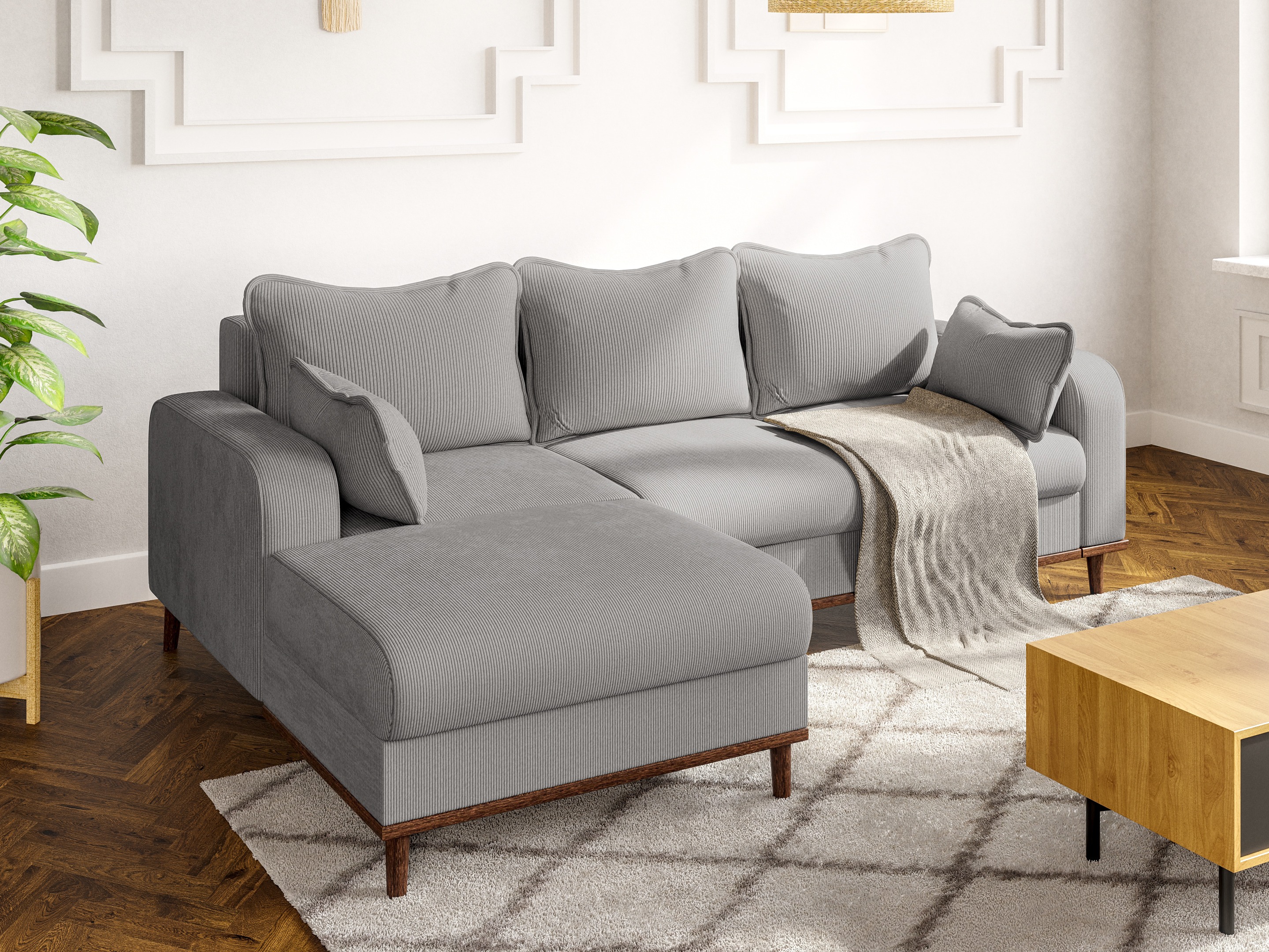 Corner sofa Rocklin 129 (Fjord 08)