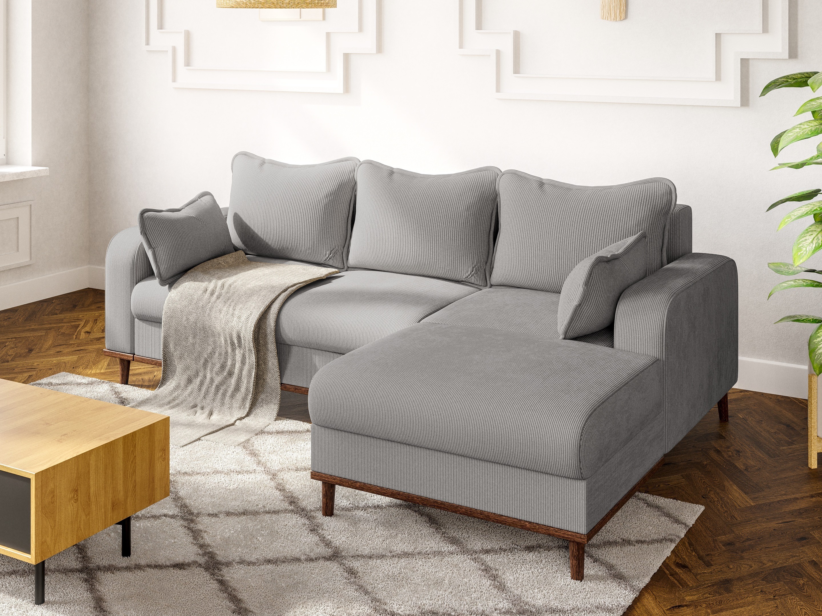 Corner sofa Rocklin 129 (Fjord 08)