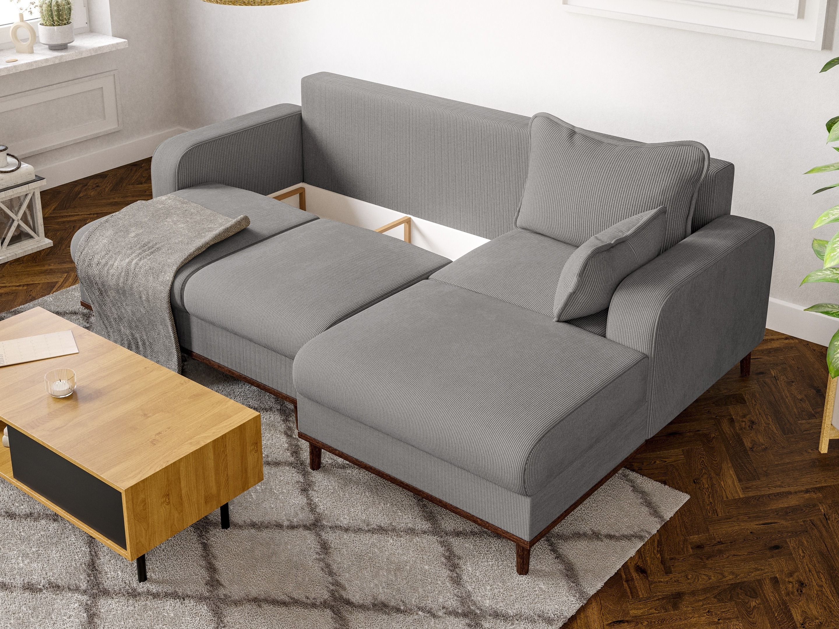 Corner sofa Rocklin 129 (Fjord 08)