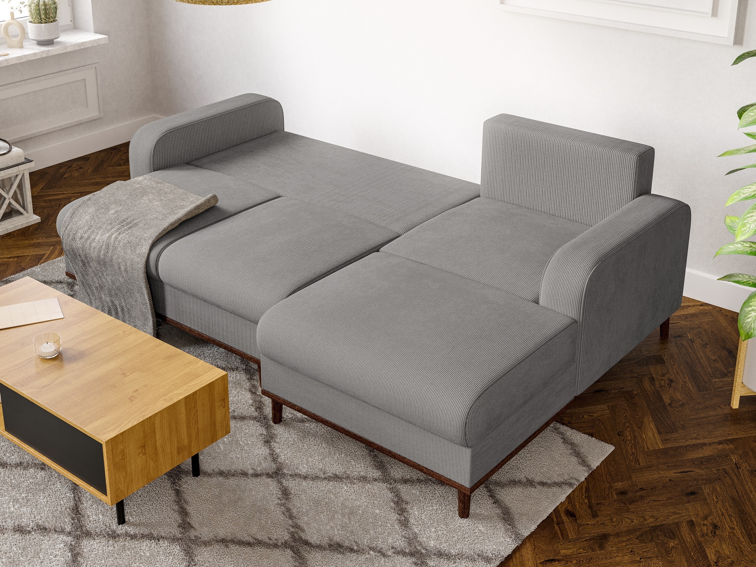 Corner sofa Rocklin 129 (Fjord 08)