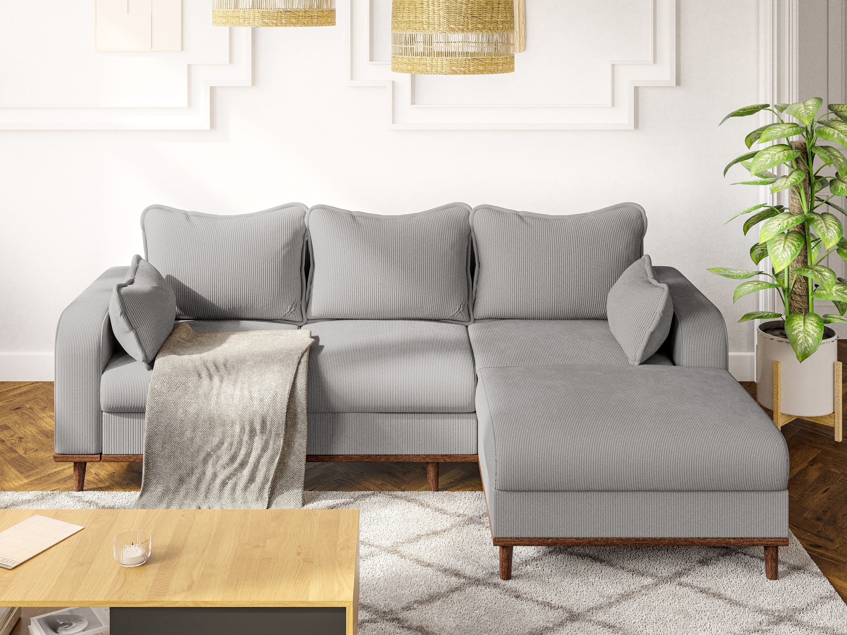 Corner sofa Rocklin 129 (Fjord 08)