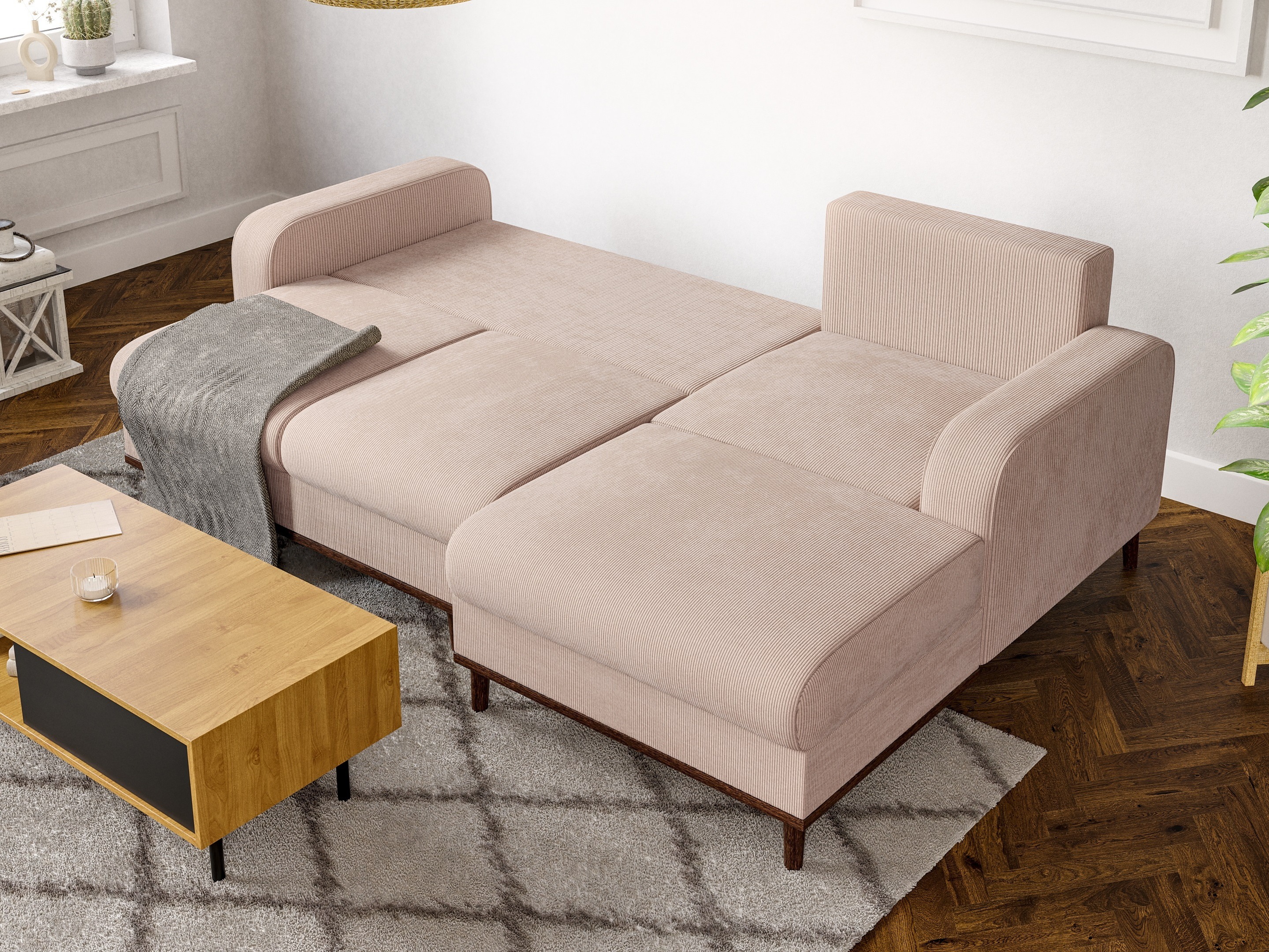 Corner sofa Rocklin 129 (Fjord 23)