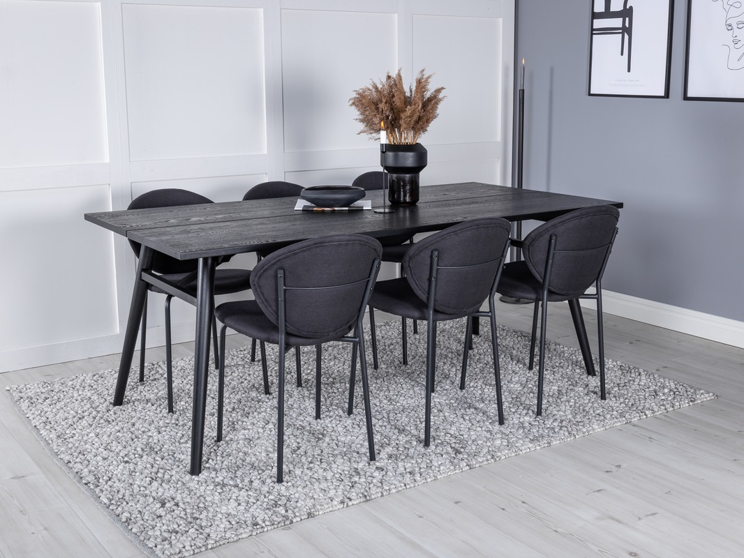 Dining set Dallas 5025 (Black)