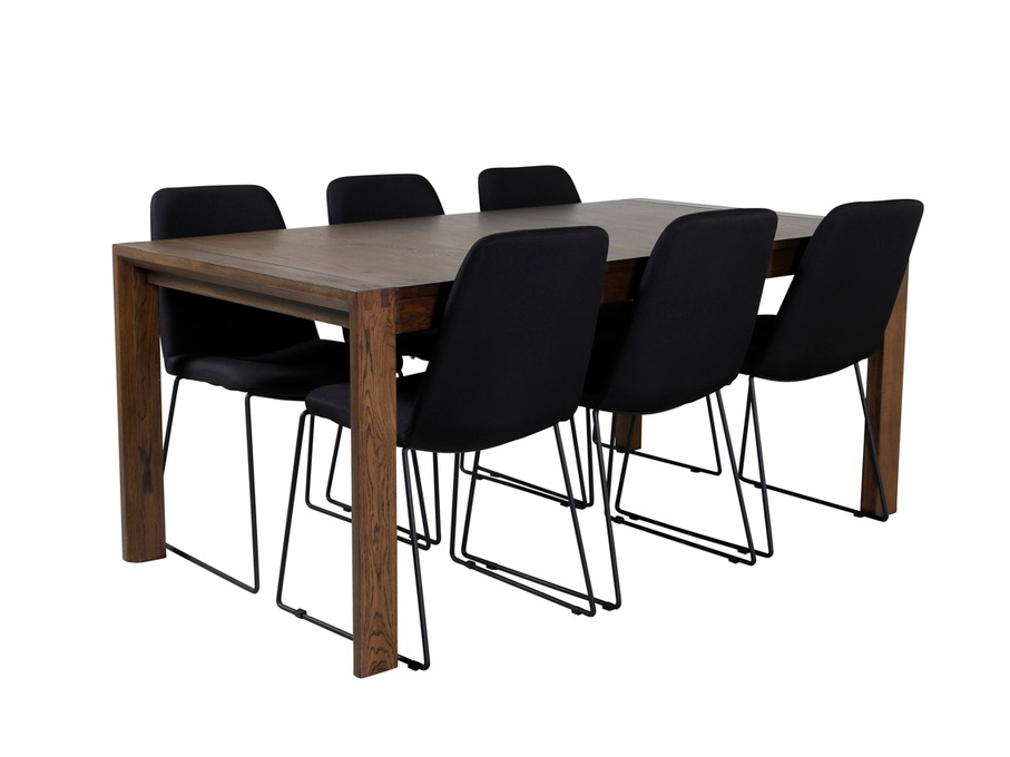 Dining set Dallas 5027 (Dark oak)