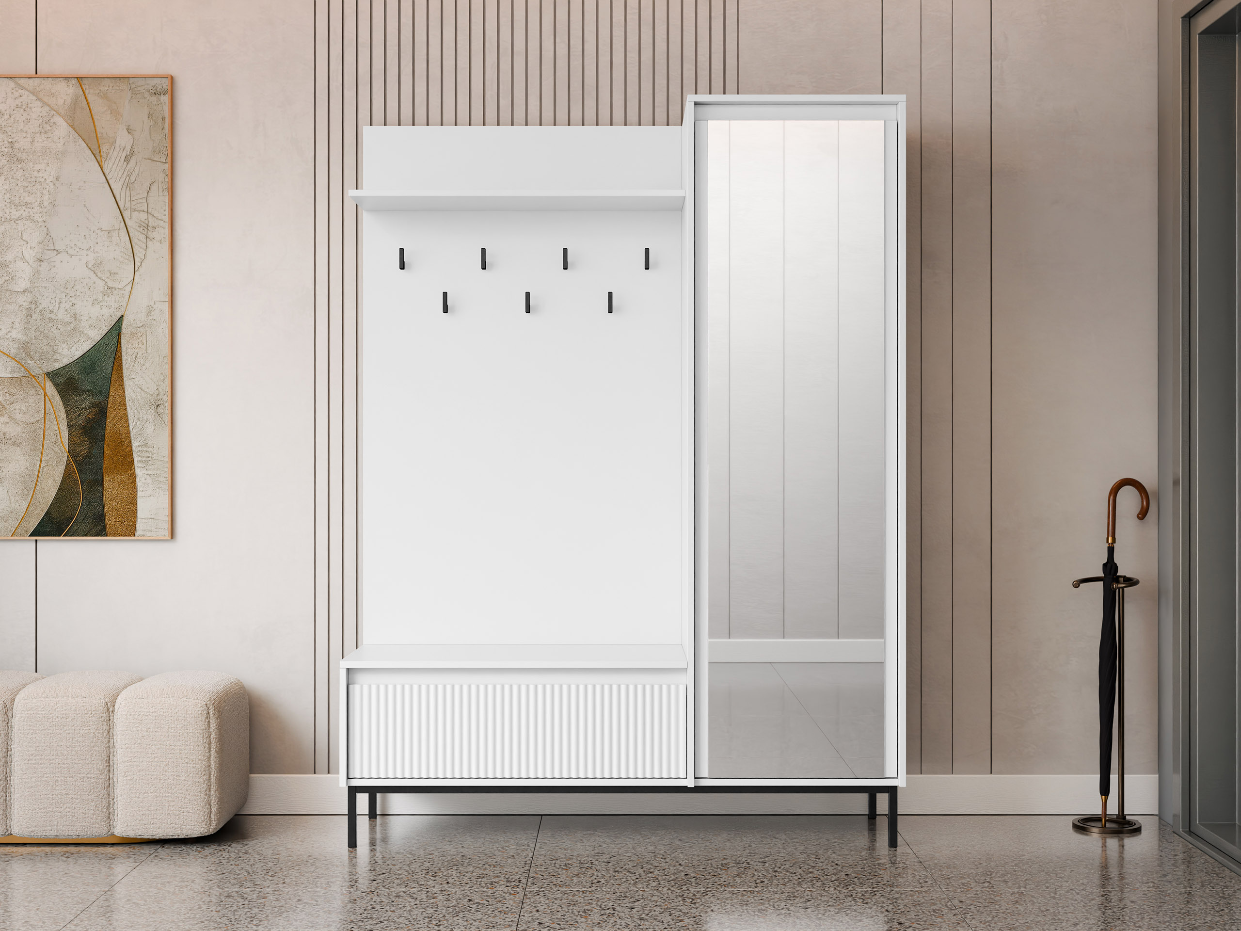 Hallway set Comfivo Delruva 112 (White)