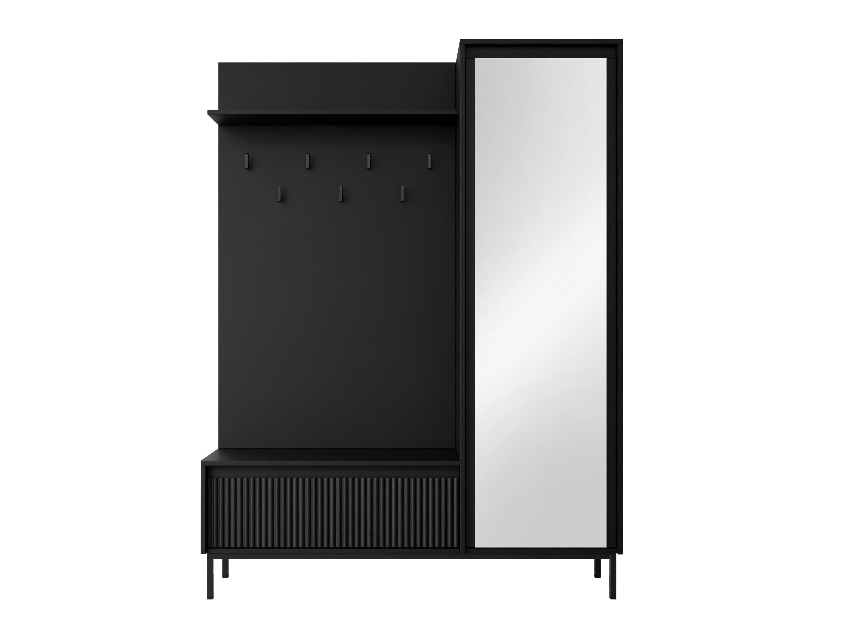 Hallway set Comfivo Delruva (Black)