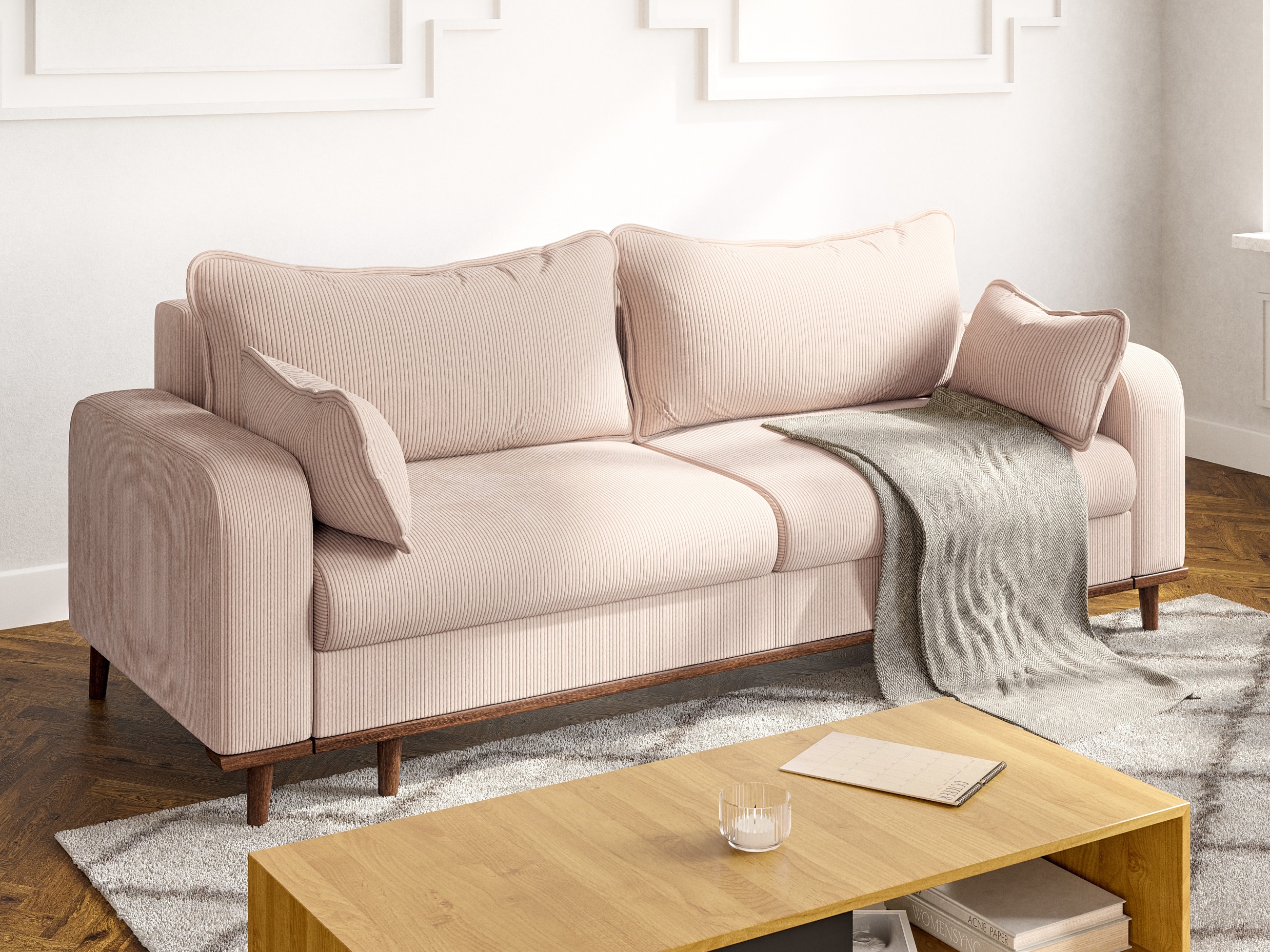 Sofa bed Rocklin 130 (Fjord 23)