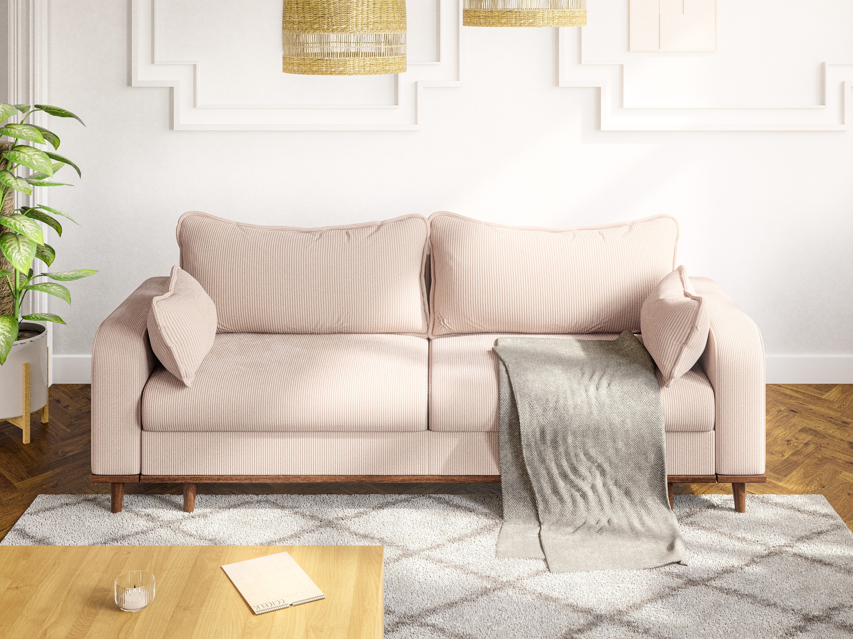 Sofa bed Rocklin 130 (Fjord 23)