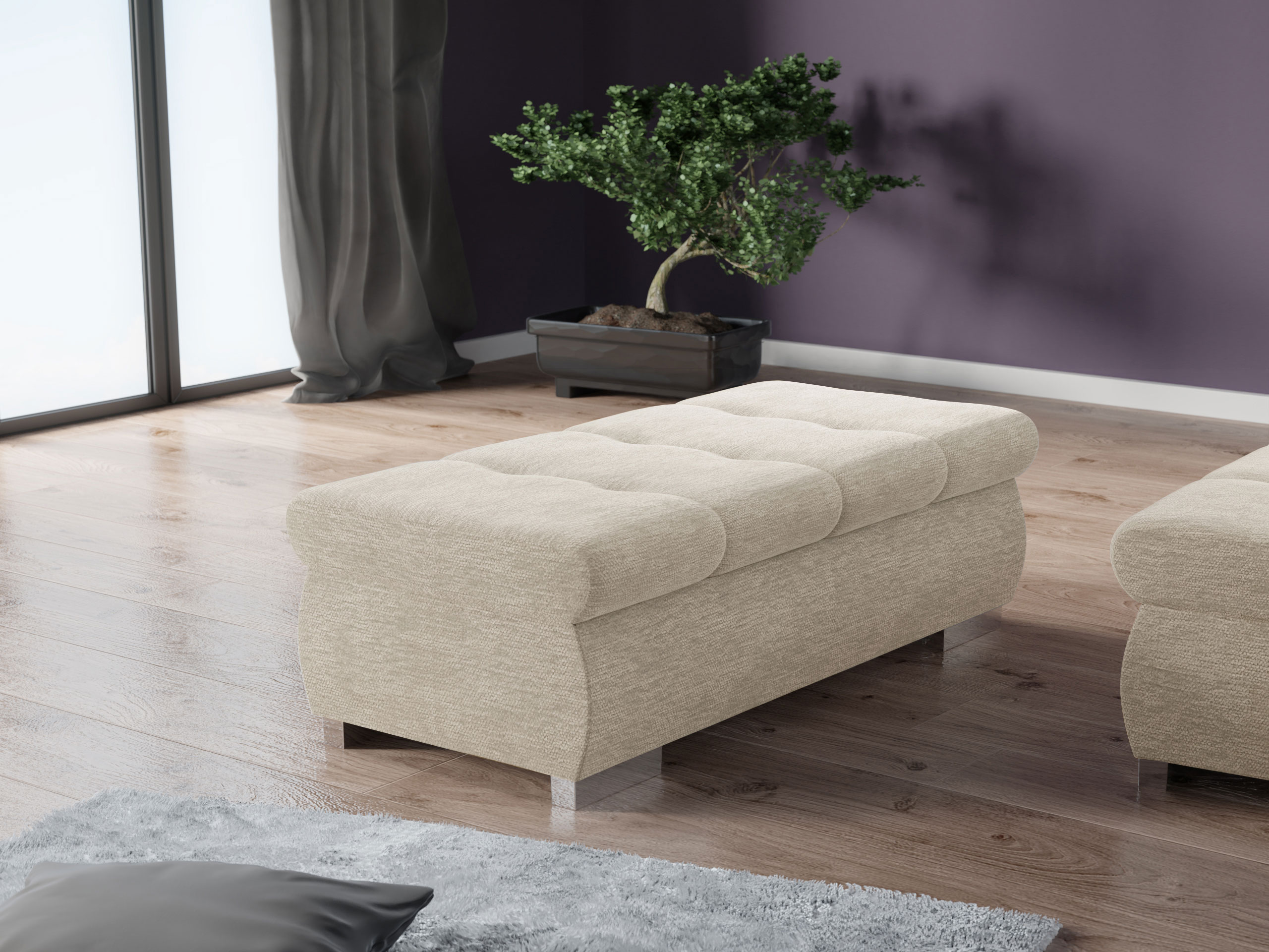 Upholstered bench Comfivo Nitor I (Nazar 225.02)