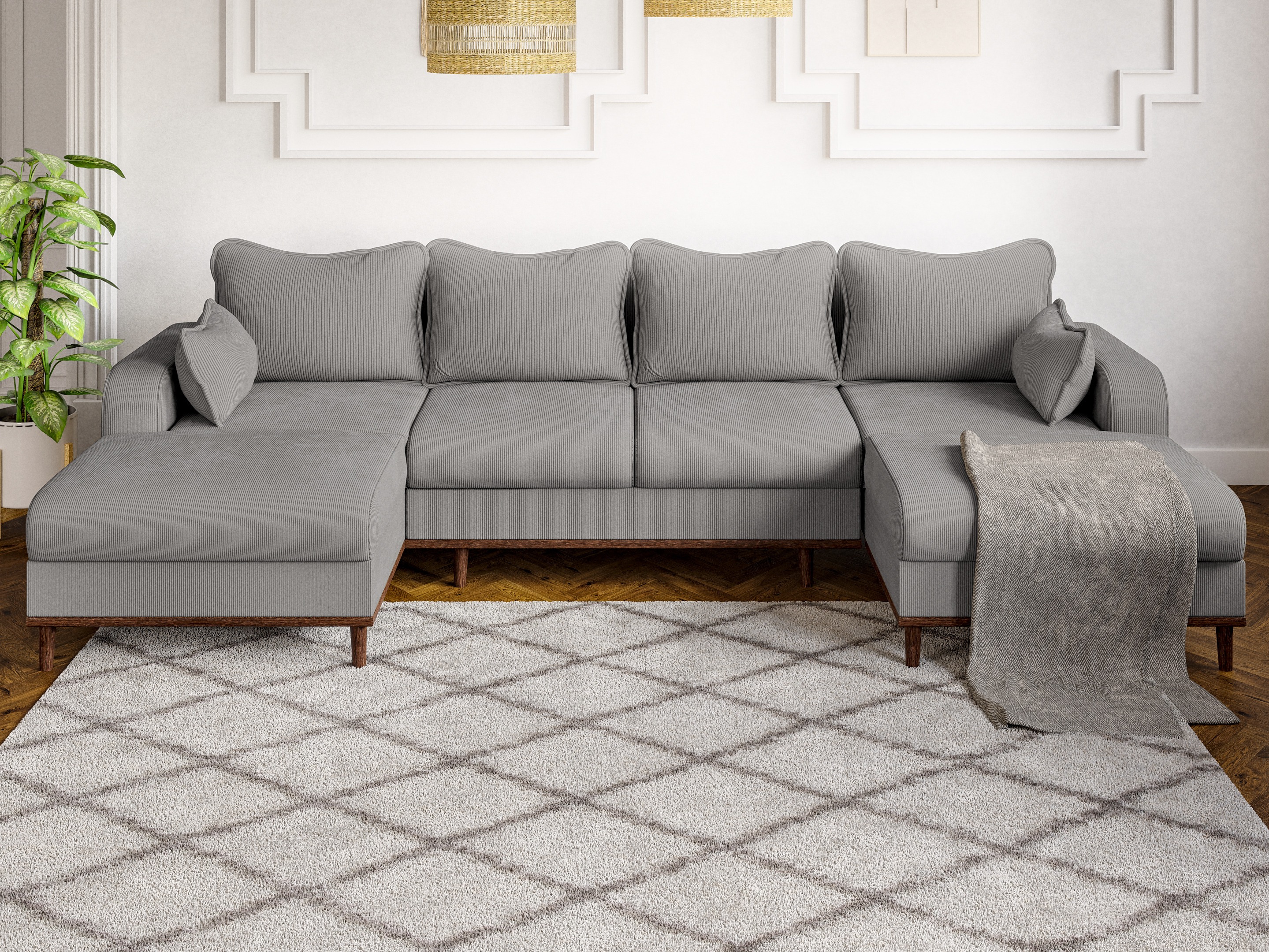 Corner sofa Rocklin 131 (Fjord 08)