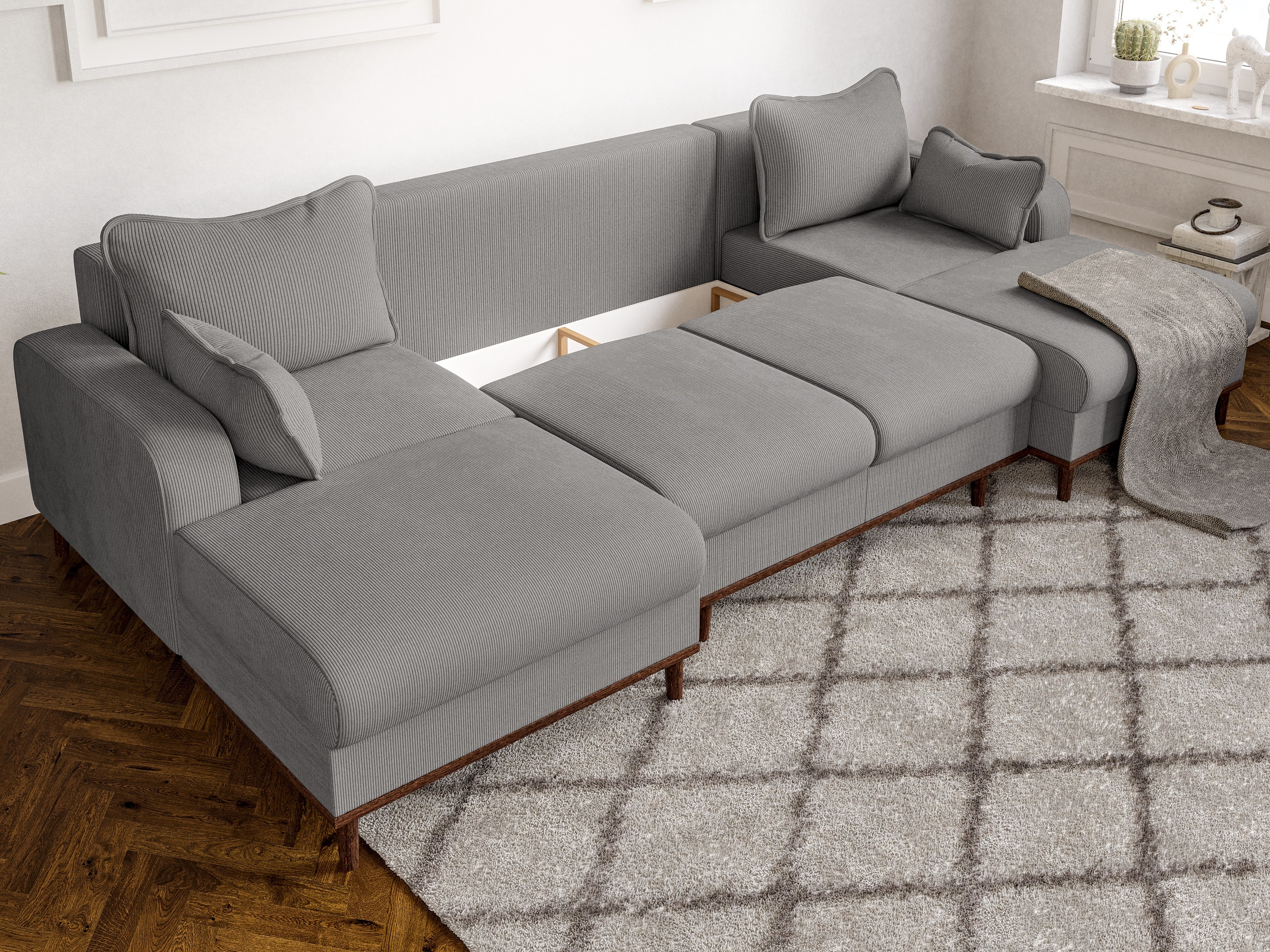 Corner sofa Rocklin 131 (Fjord 08)