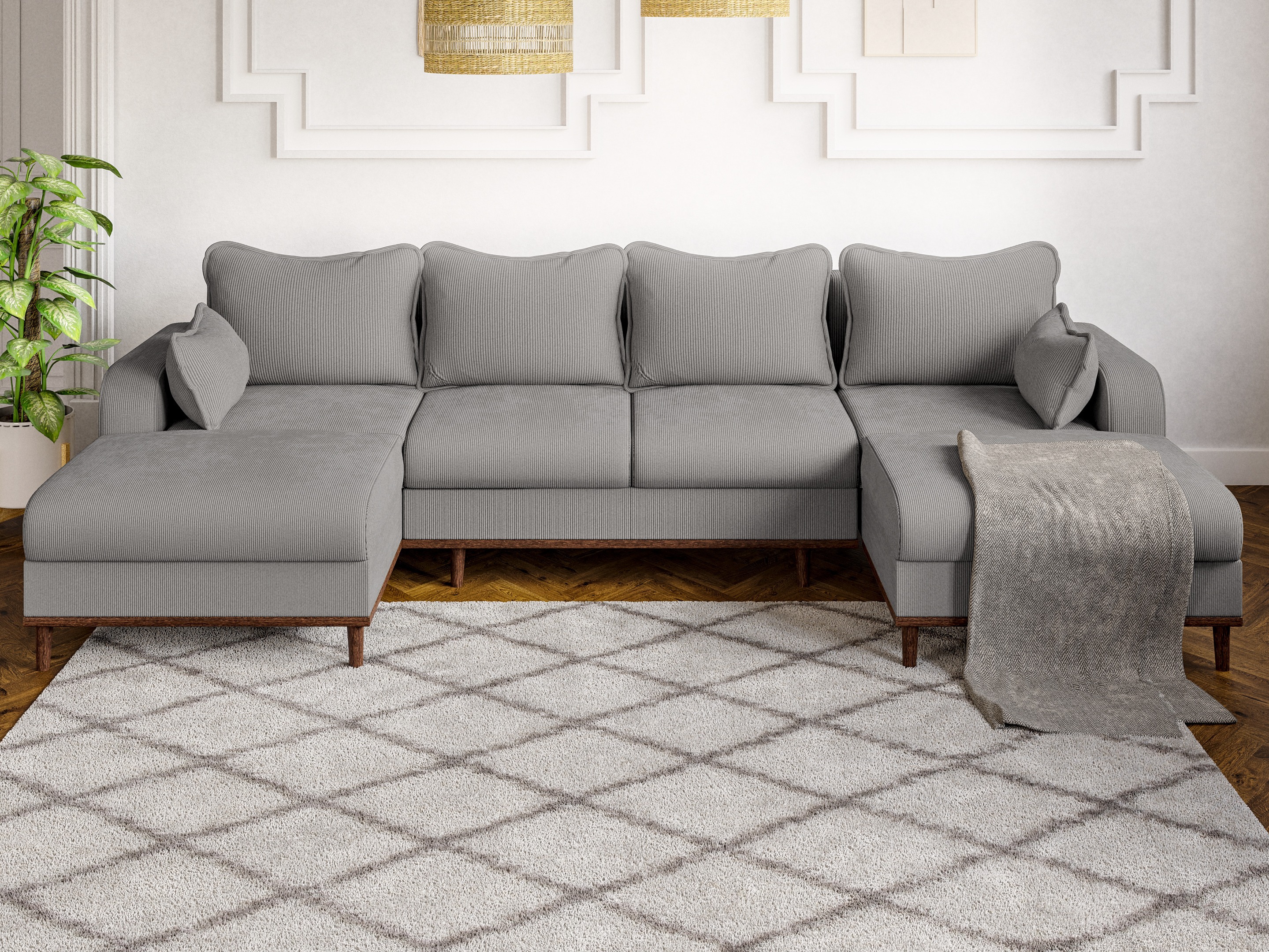 Corner sofa Rocklin 131 (Fjord 08)