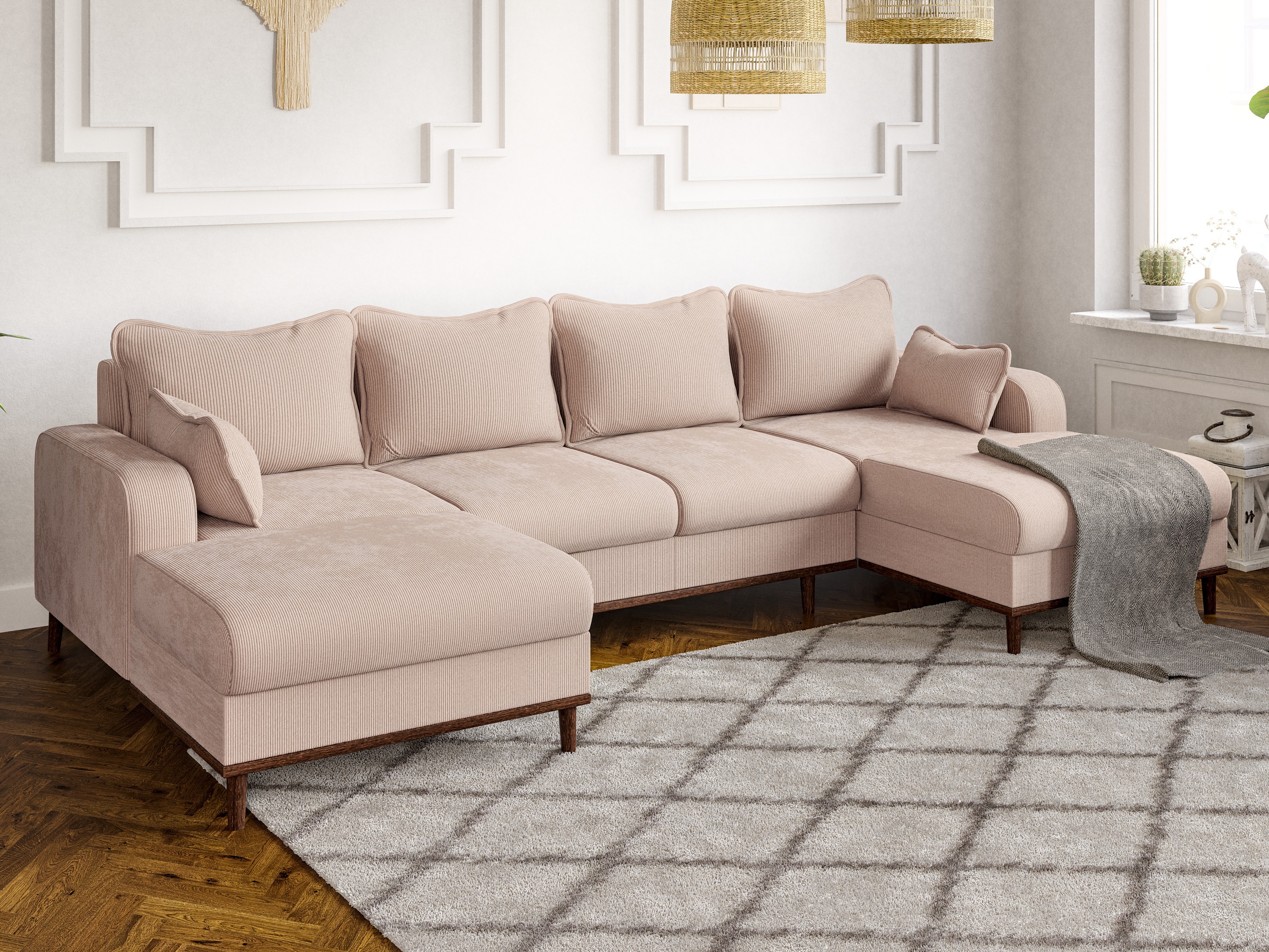 Corner sofa Rocklin 131 (Fjord 23)