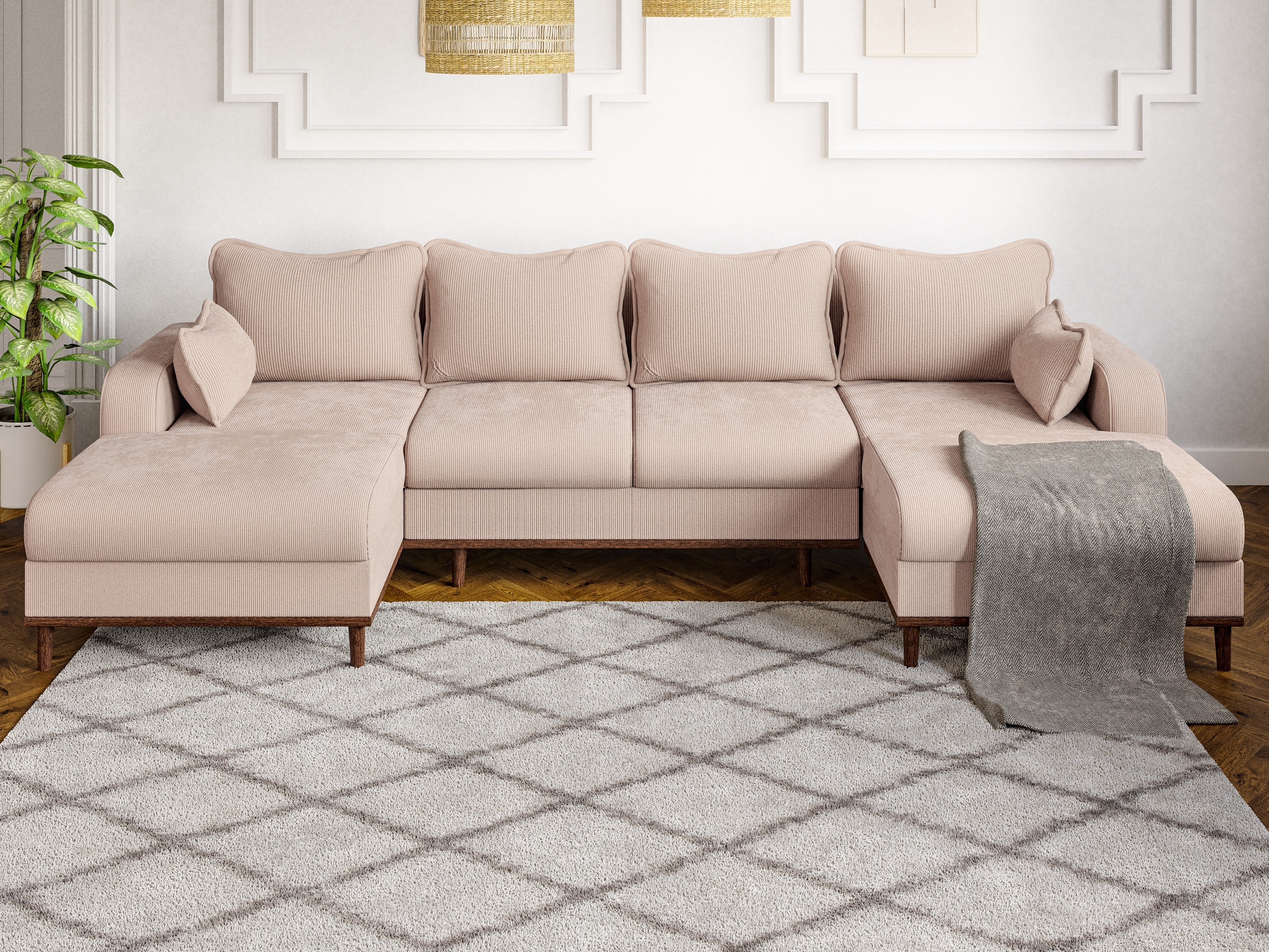 Corner sofa Rocklin 131 (Fjord 23)