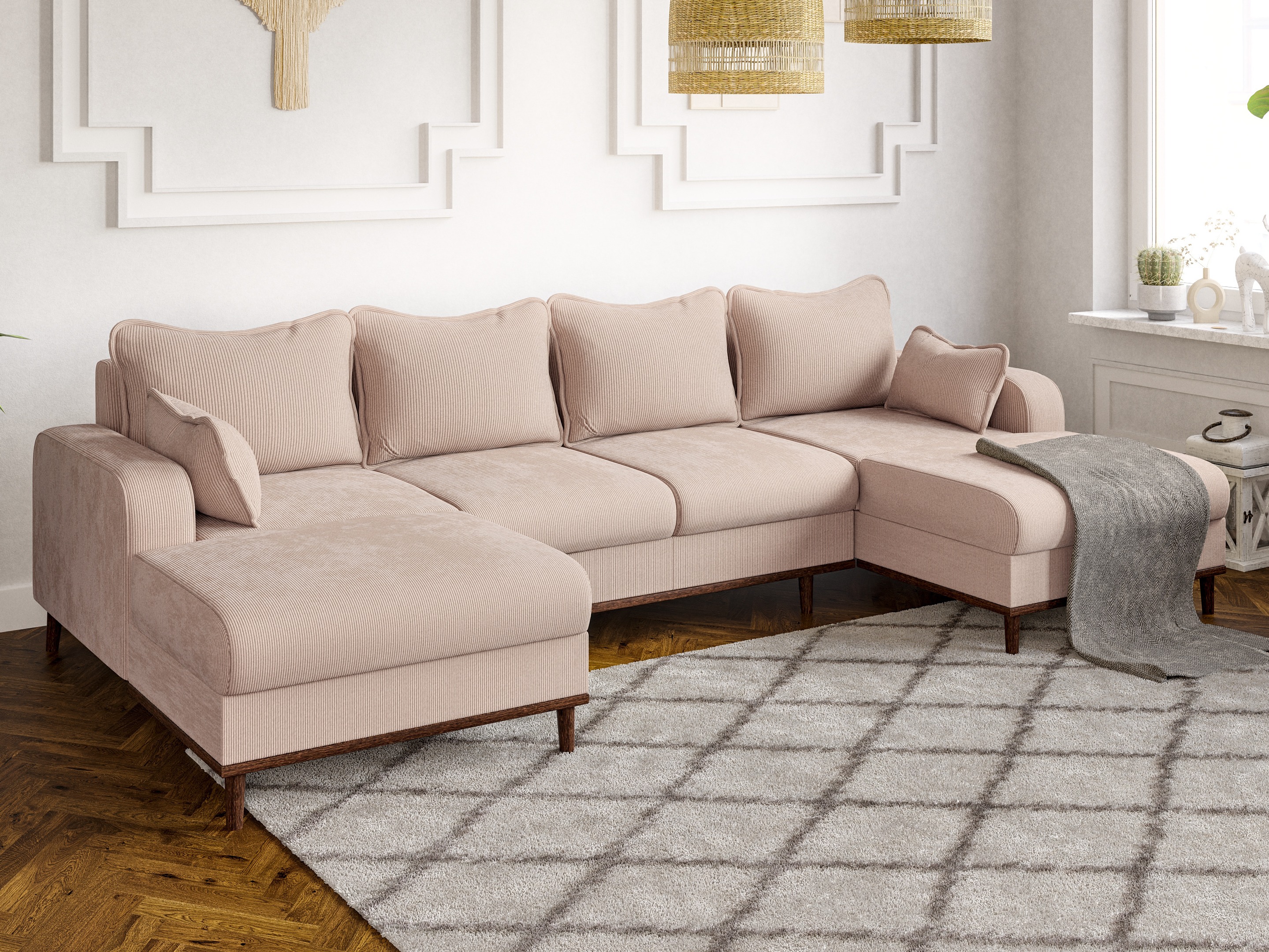 Corner sofa Rocklin 131 (Fjord 23)