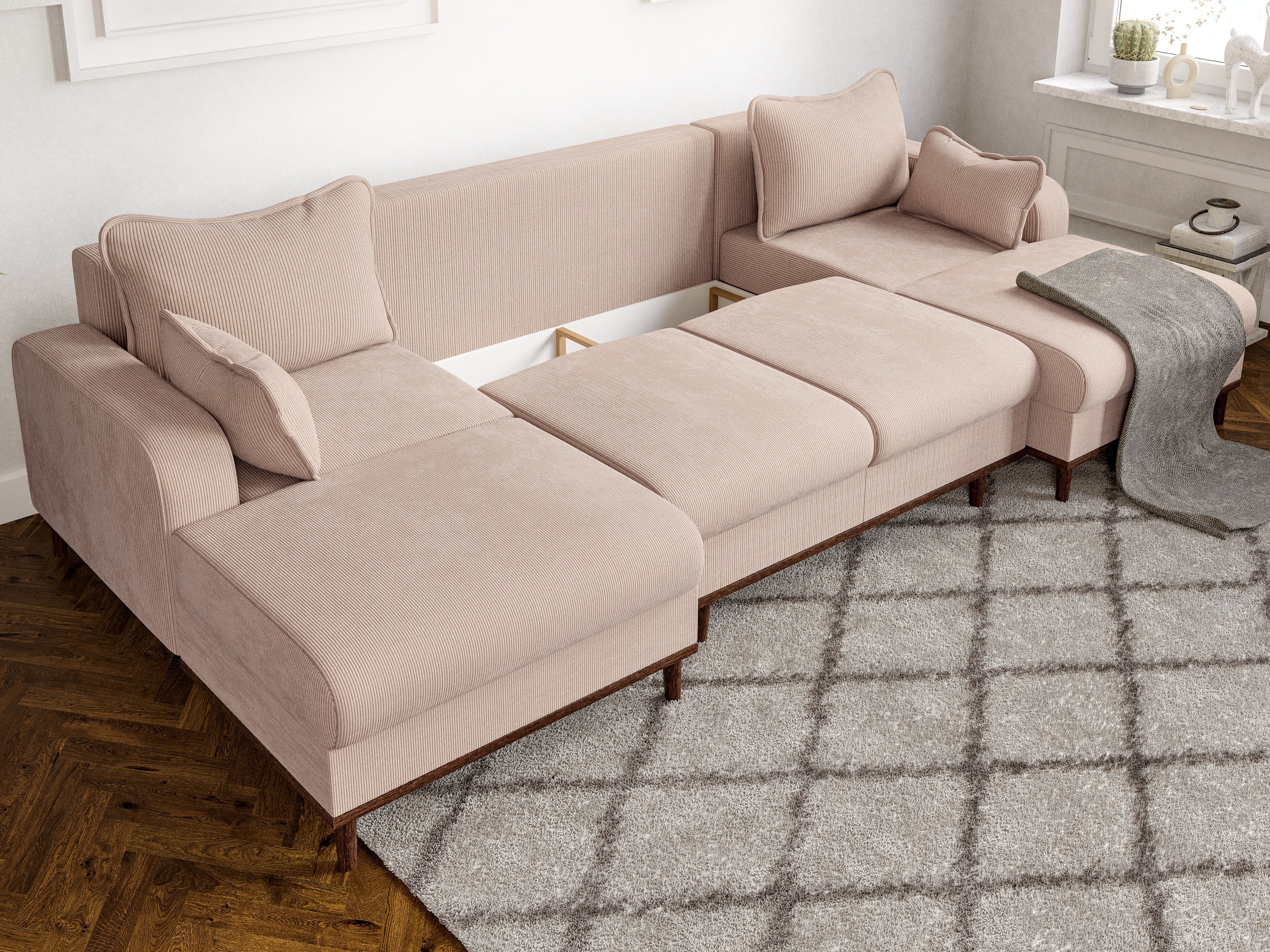 Corner sofa Rocklin 131 (Fjord 23)