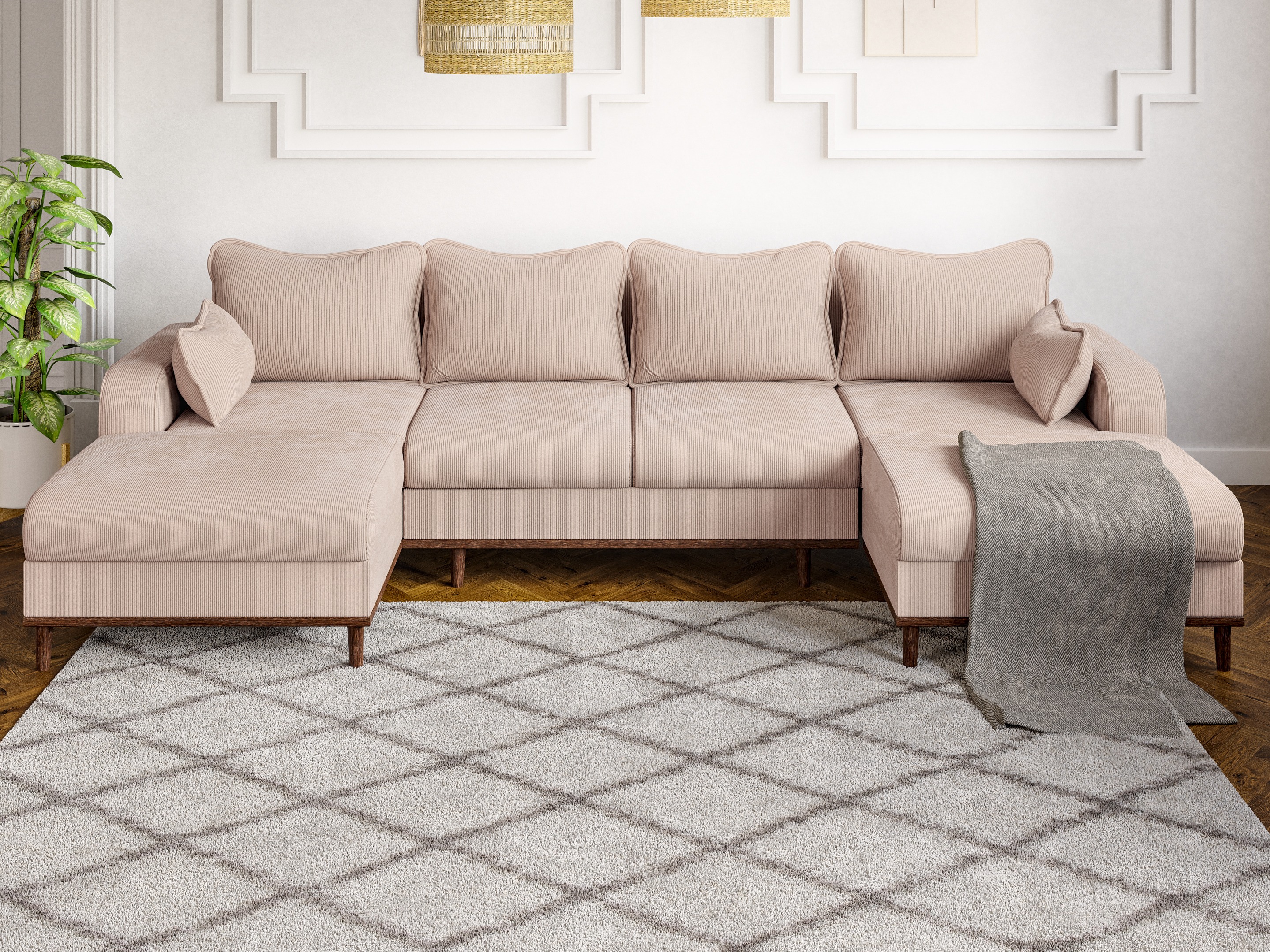 Corner sofa Rocklin 131 (Fjord 23)
