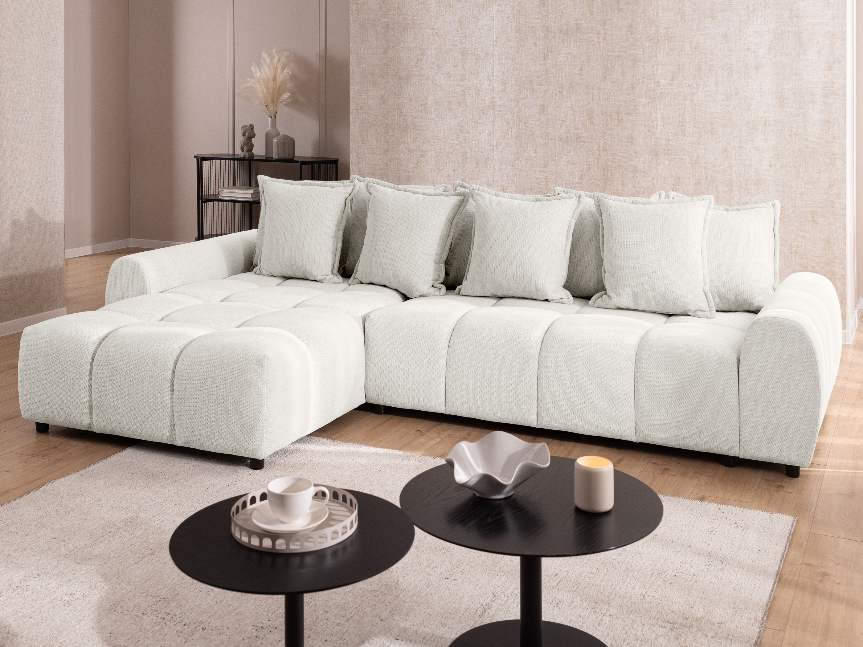 Corner sofa Rocklin 132 (Aragon 01)
