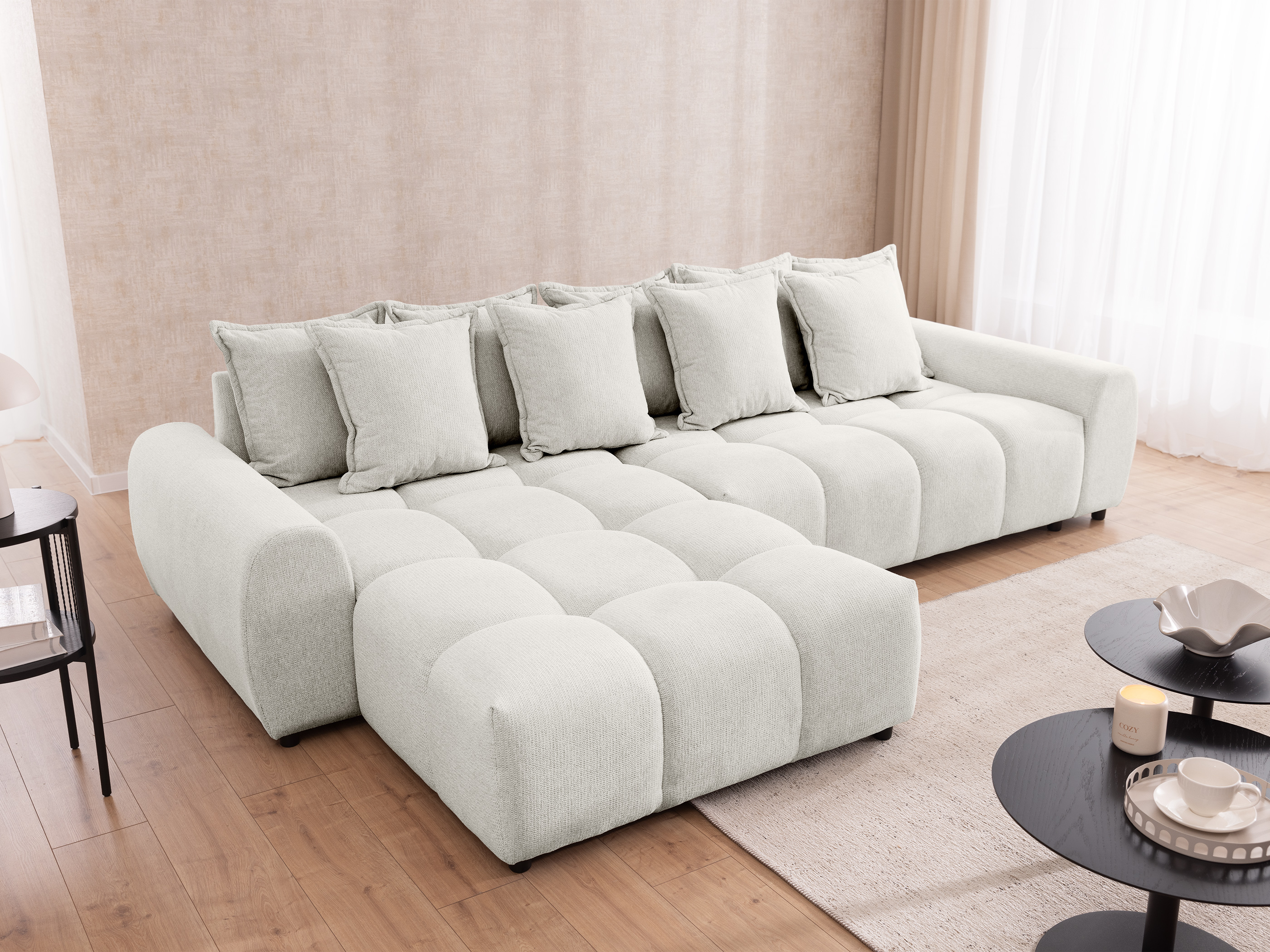 Corner sofa Rocklin 132 (Aragon 01)