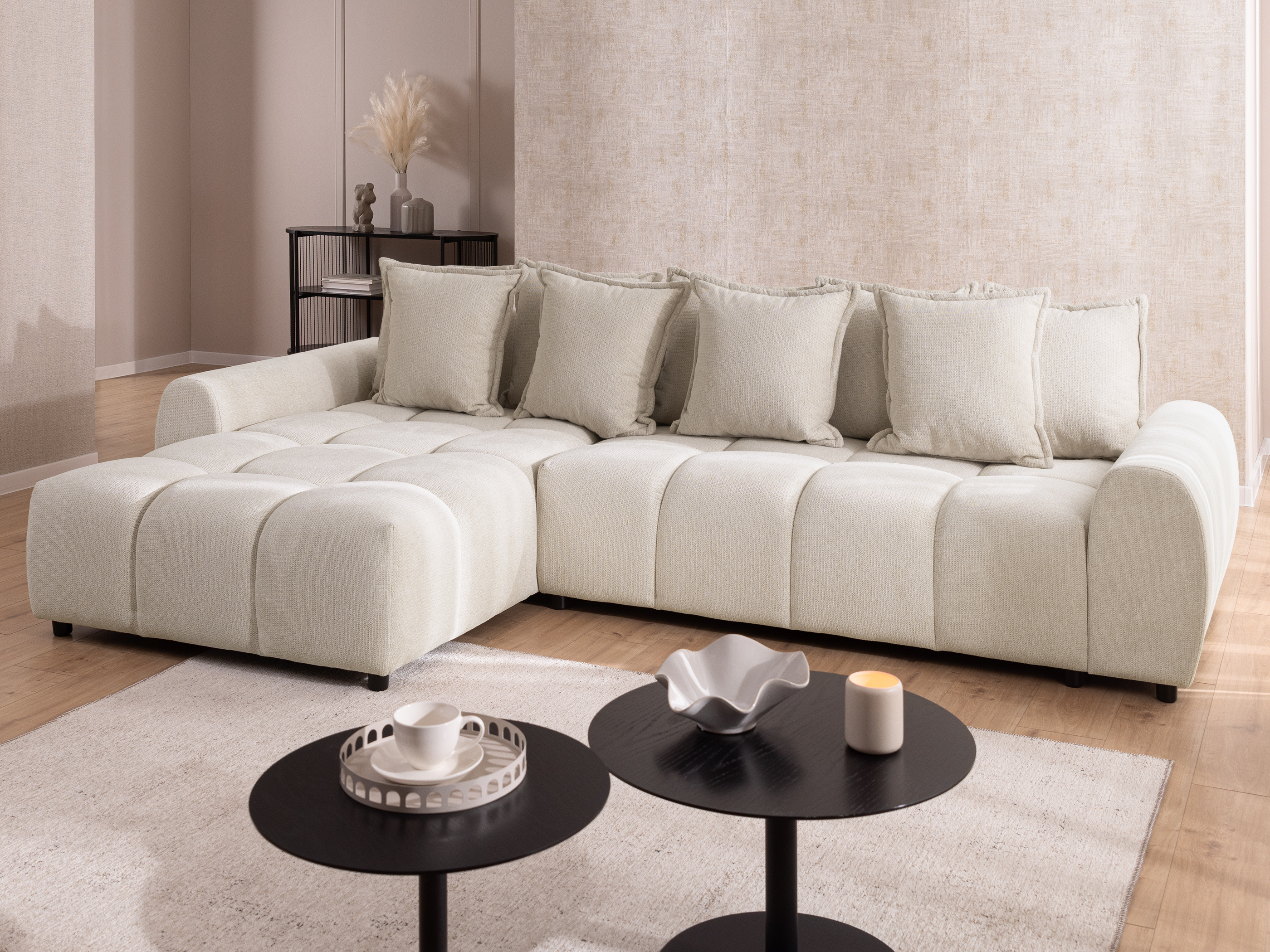 Corner sofa Rocklin 132 (Aragon 03)