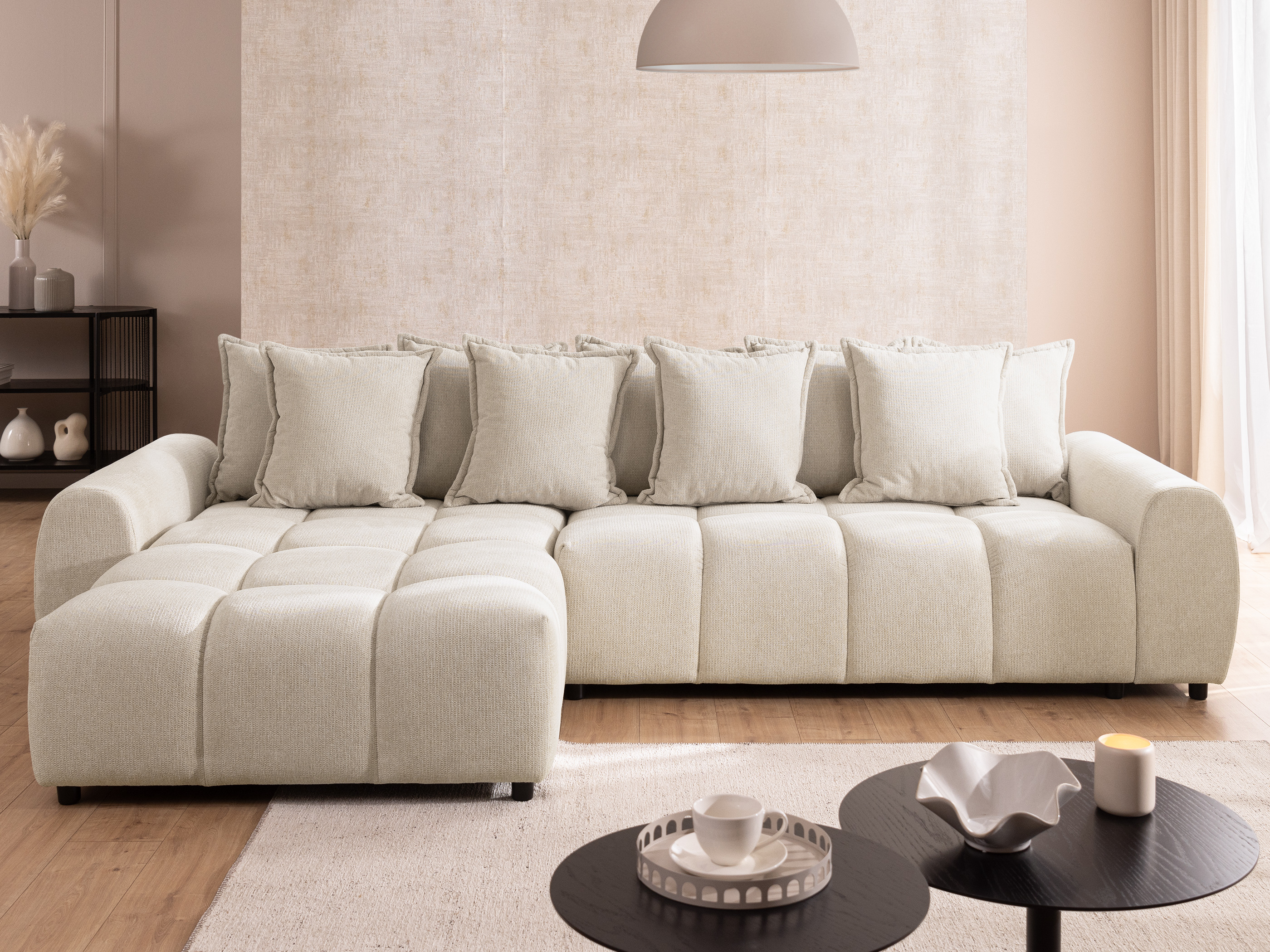 Corner sofa Rocklin 132 (Aragon 03)