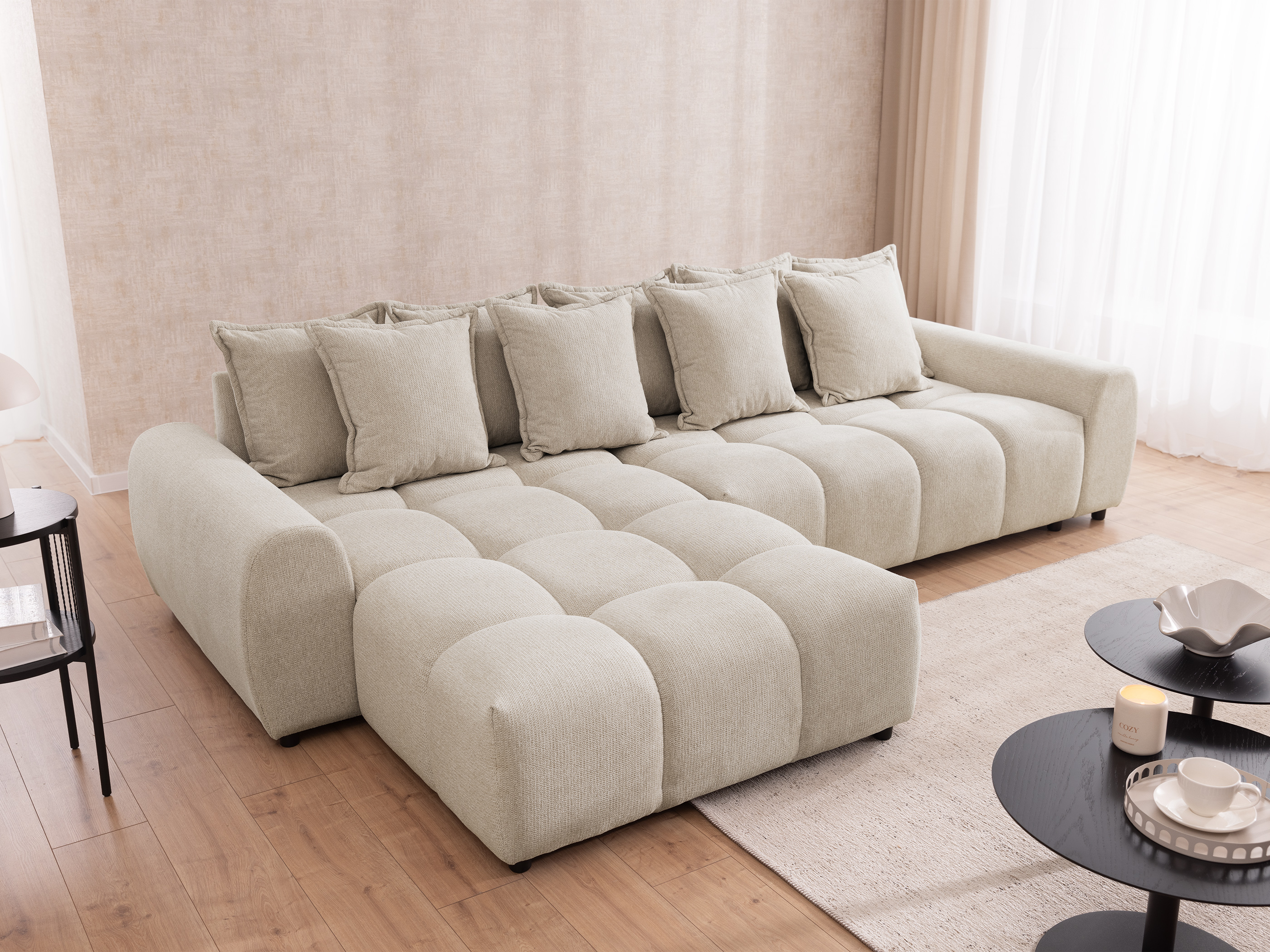 Corner sofa Rocklin 132 (Aragon 03)