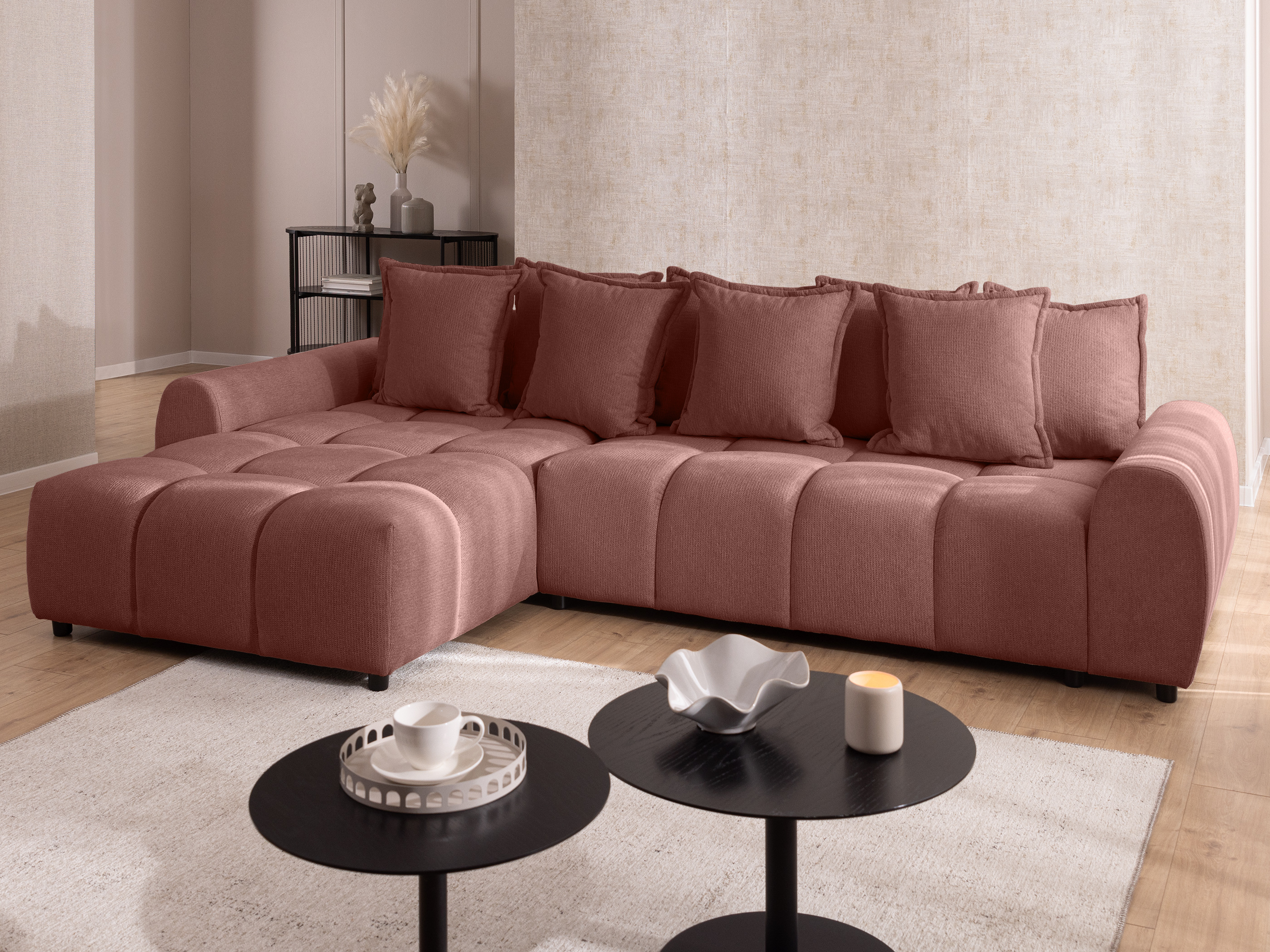 Corner sofa Rocklin 132 (Aragon 59)