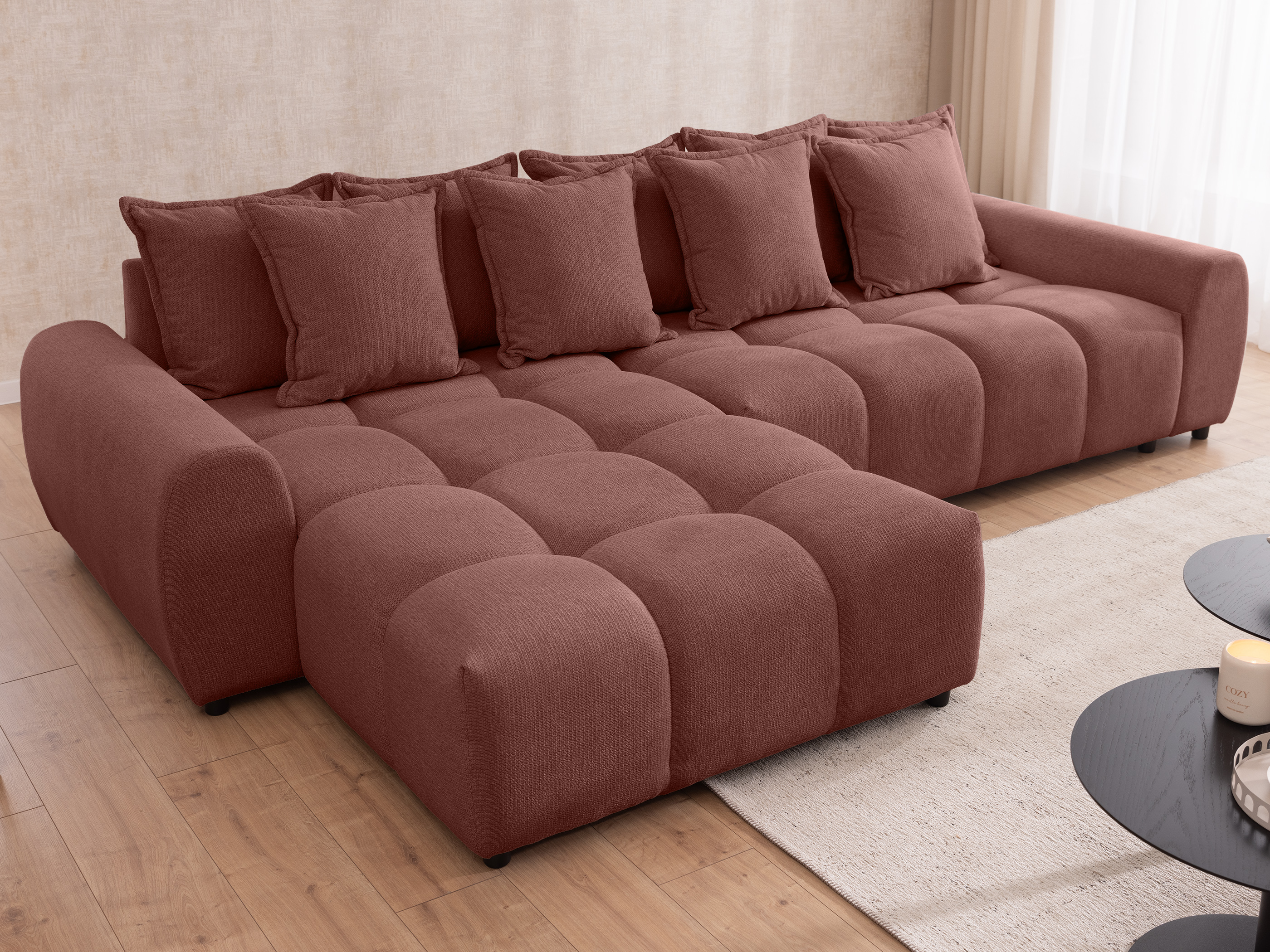 Corner sofa Rocklin 132 (Aragon 59)