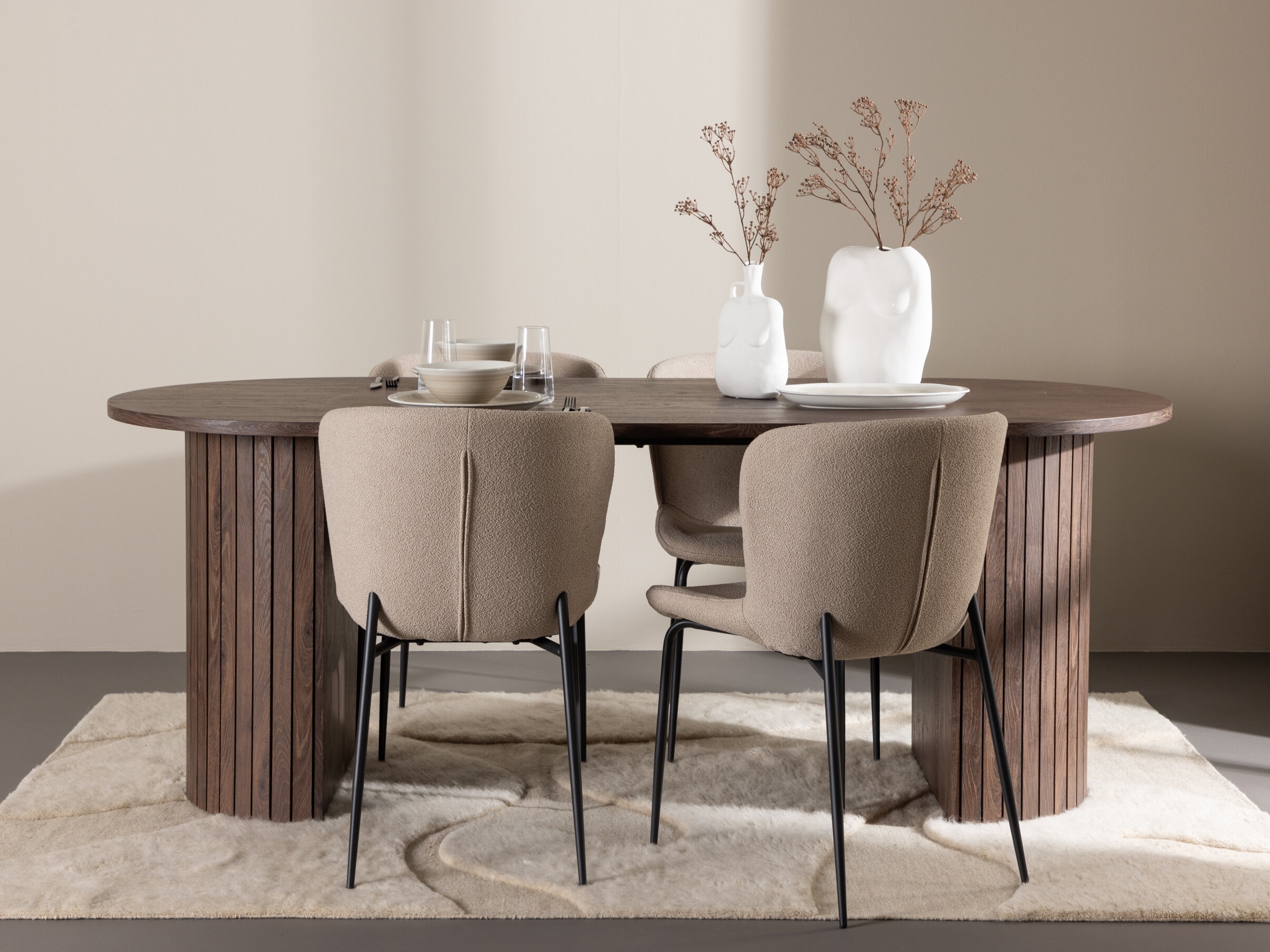 Dining set Dallas 5036 (Beige)