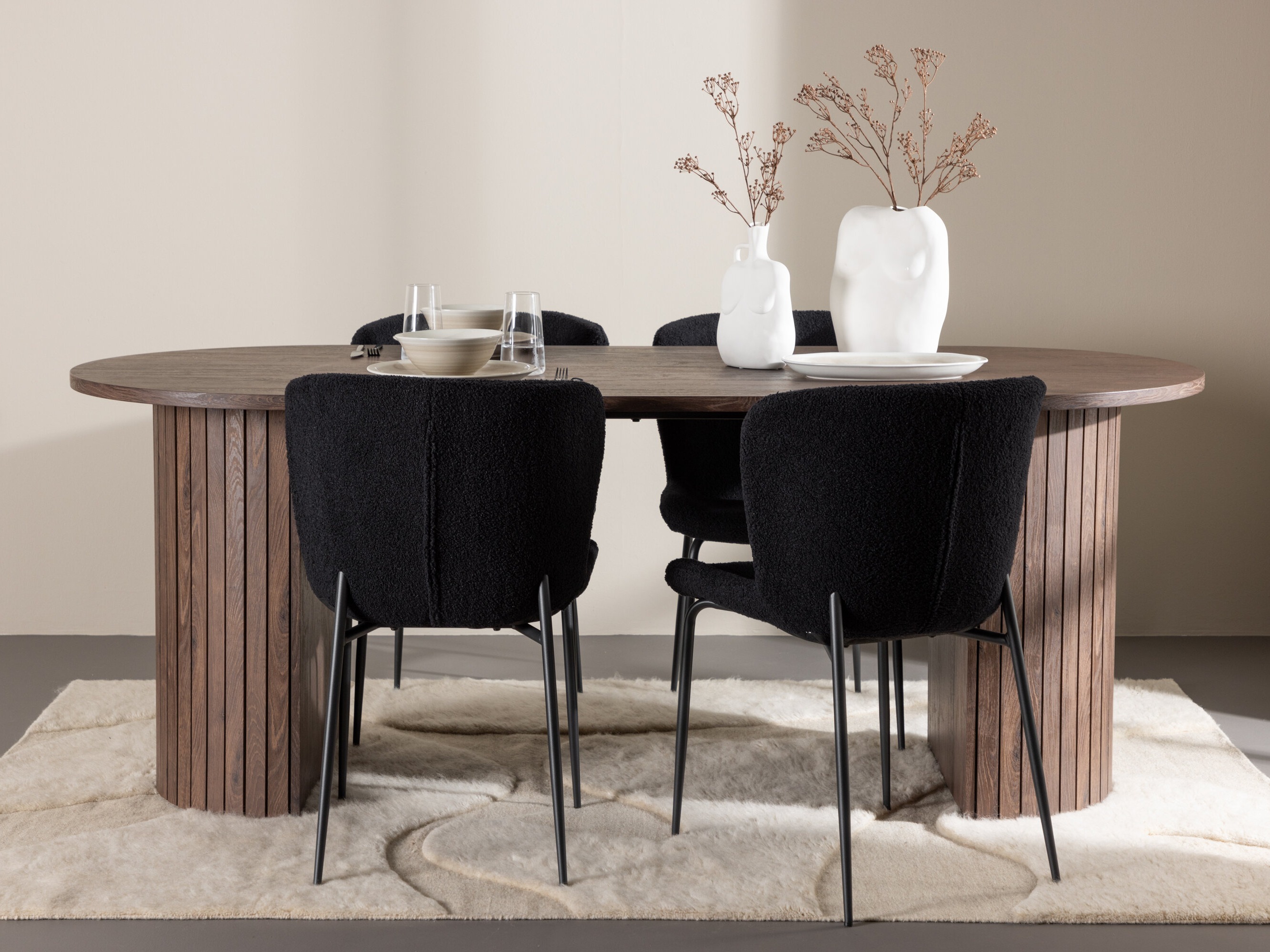 Dining set Dallas 5036 (Black)