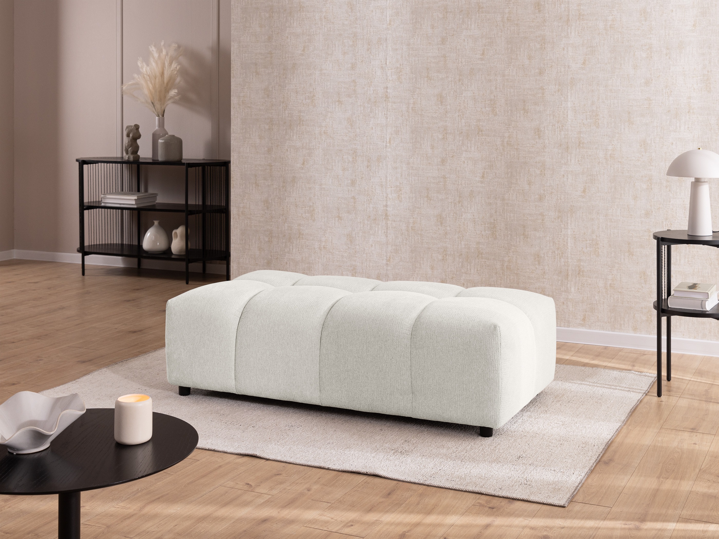 Upholstered bench Rocklin 133 (Aragon 01)