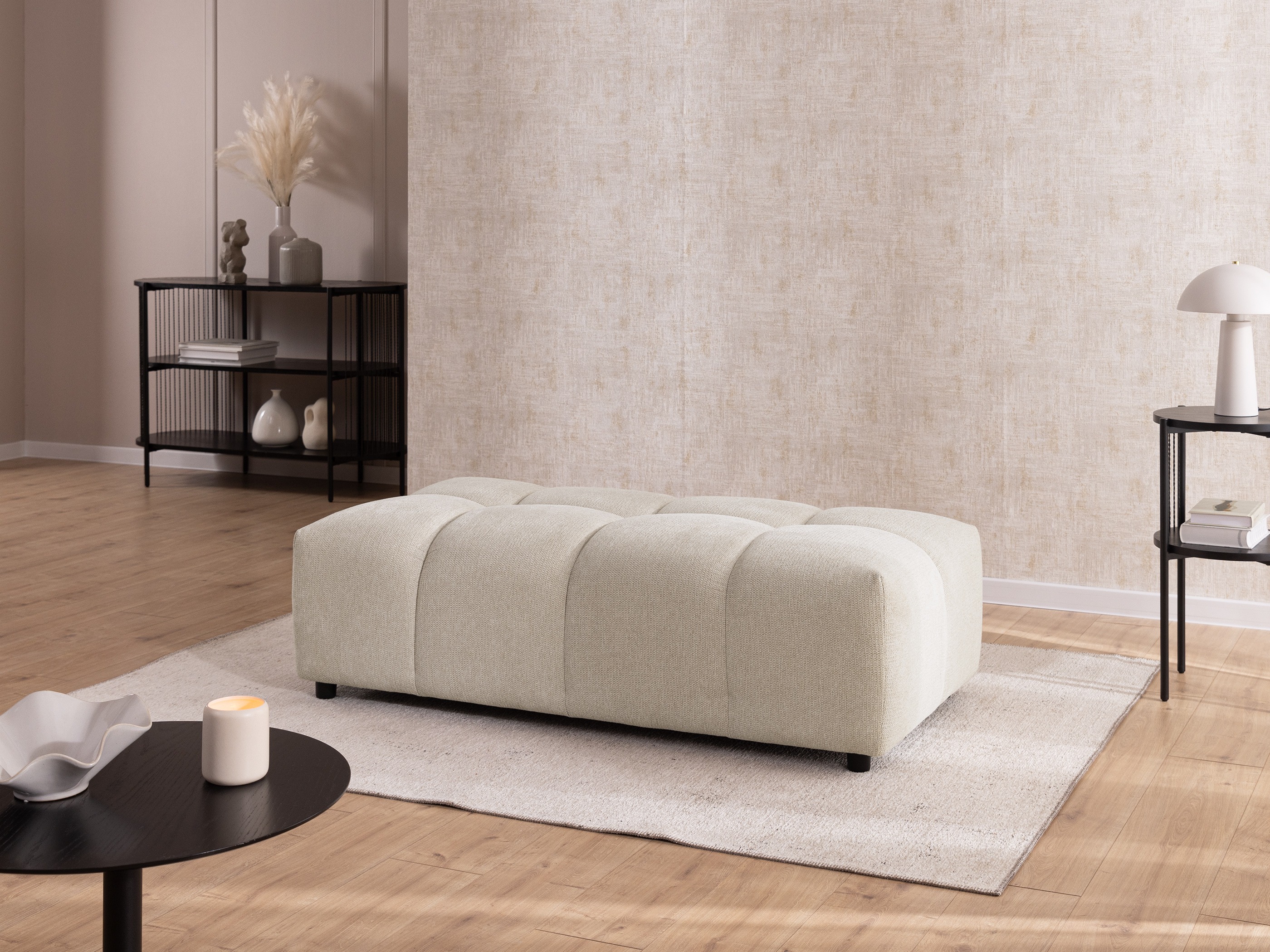 Upholstered bench Rocklin 133 (Aragon 03)