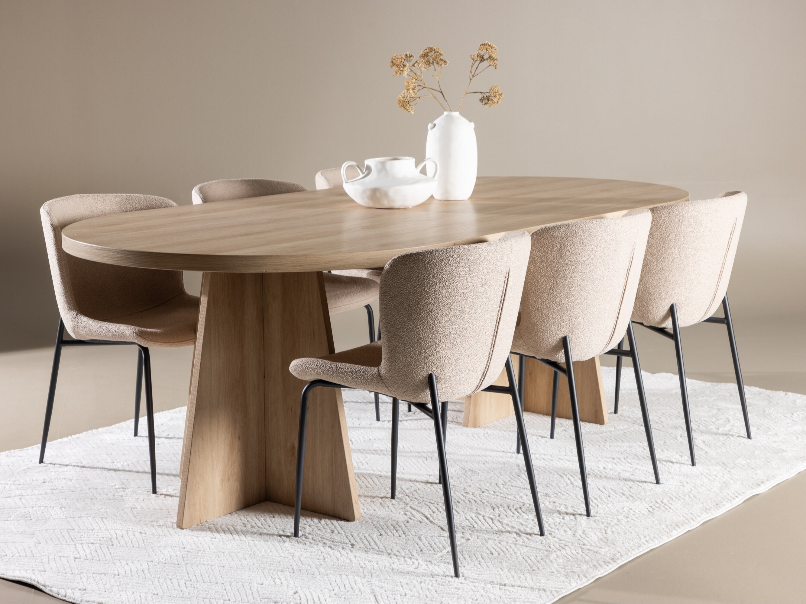 Dining set Dallas 4990 (Beige)