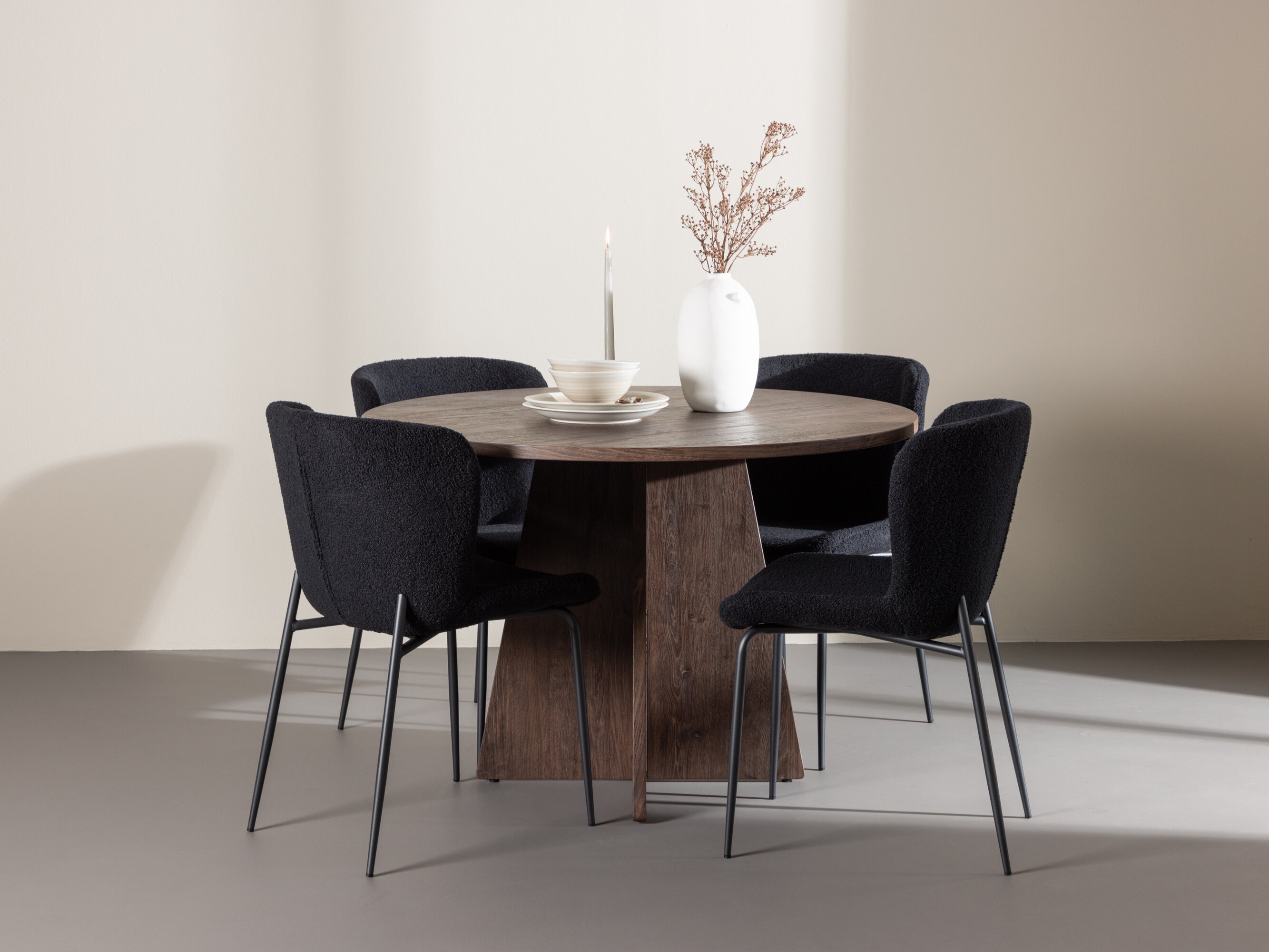 Dining set Dallas 5051 (Black)