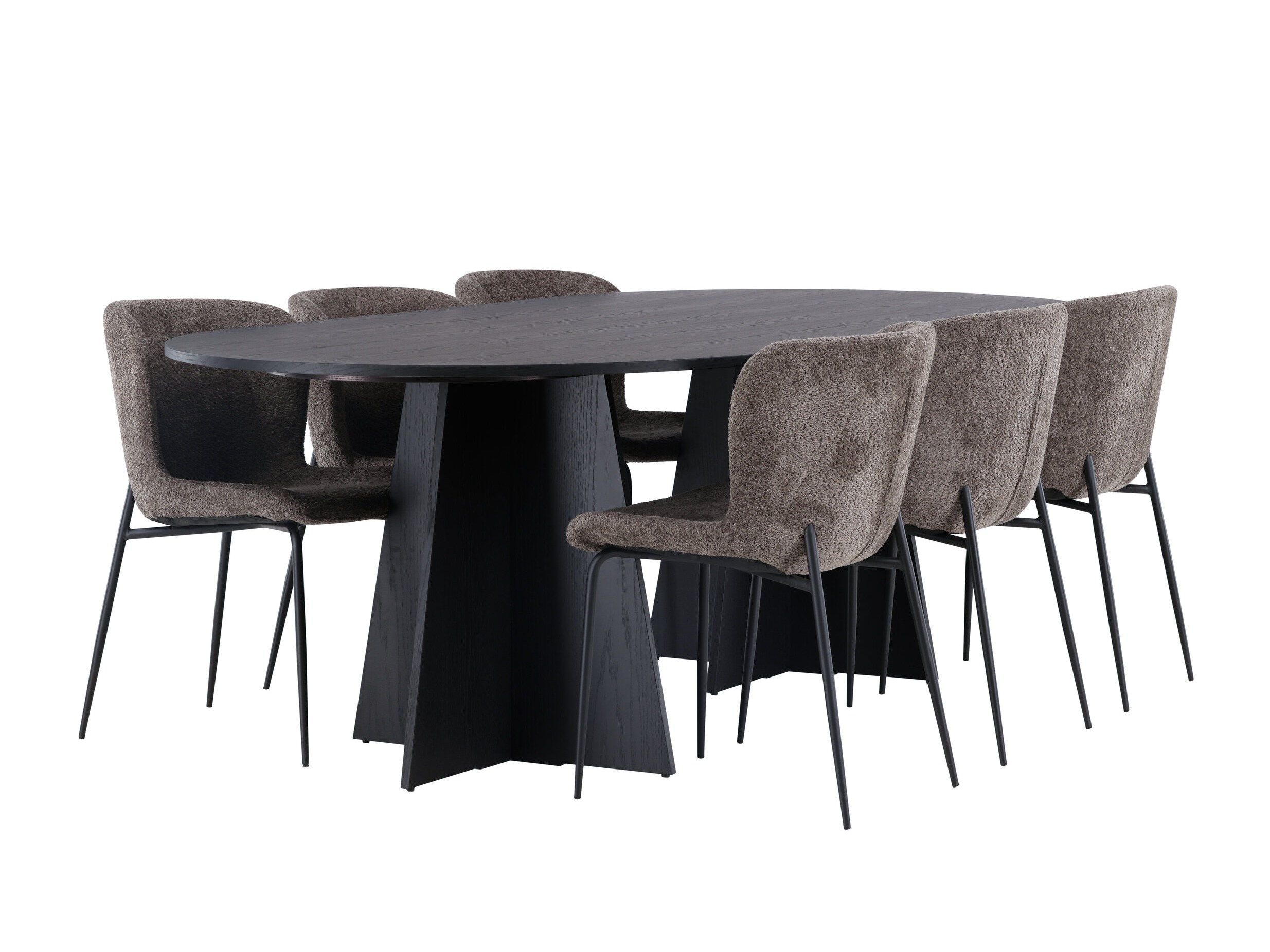 Dining set Dallas 5052 (Brown)