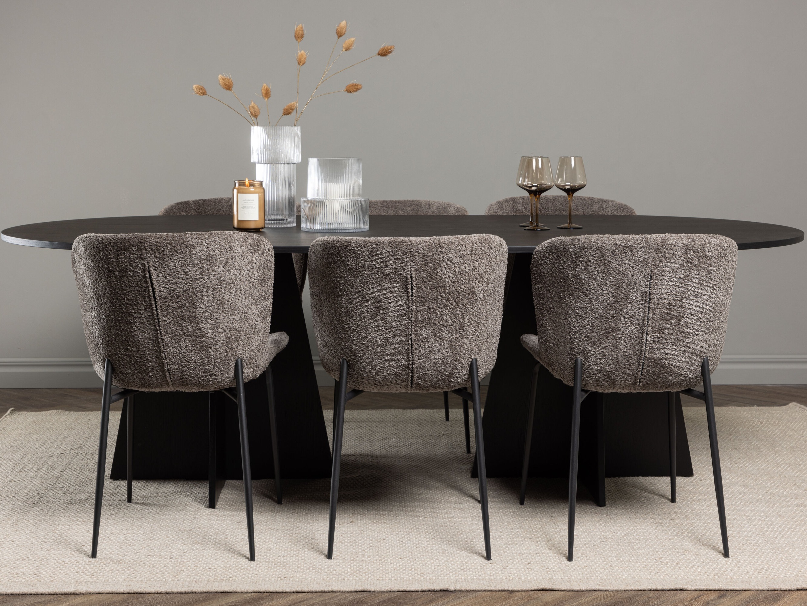 Dining set Dallas 5052 (Brown)