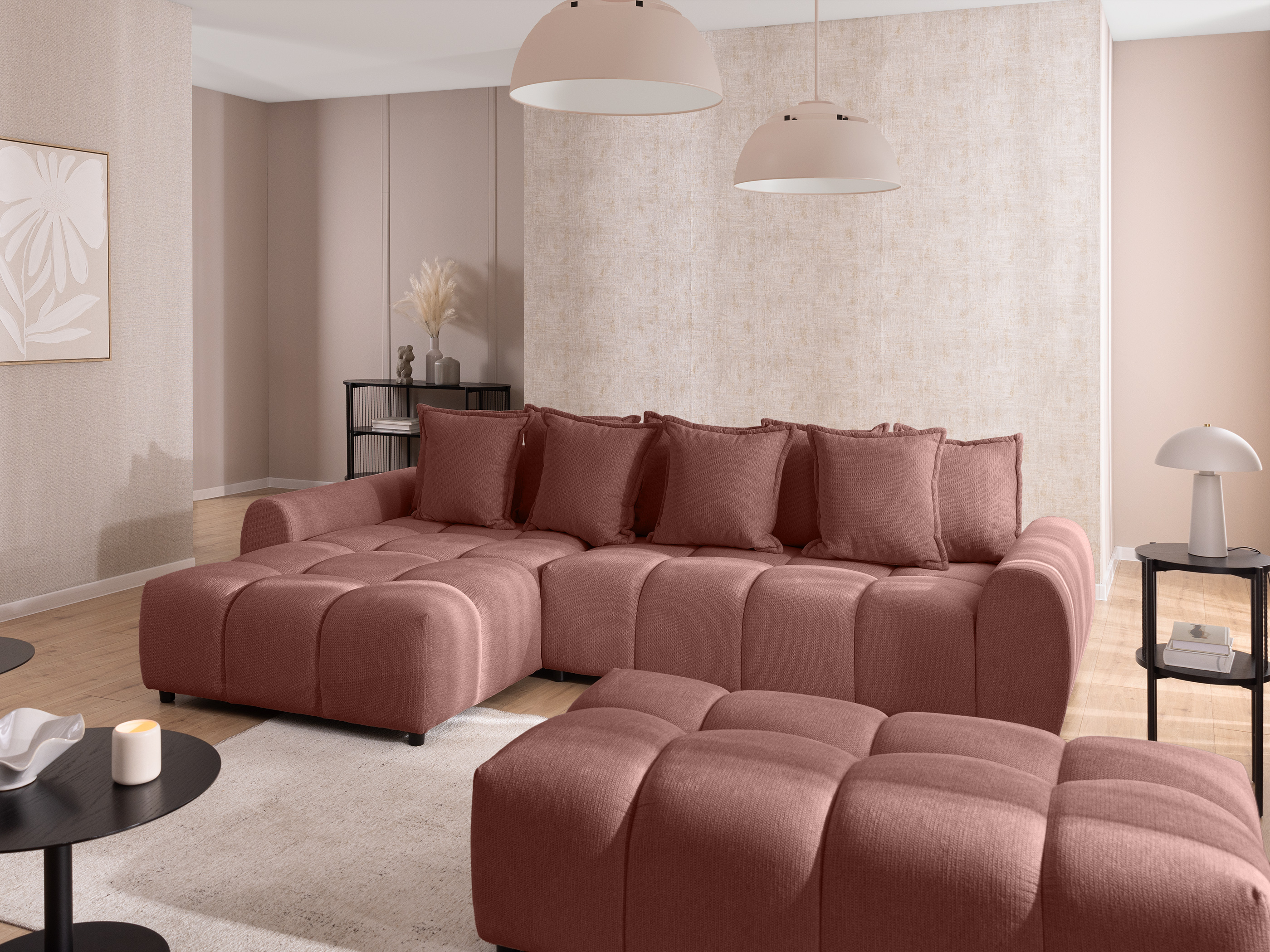 Corner sofa Rocklin 132 (Aragon 59)