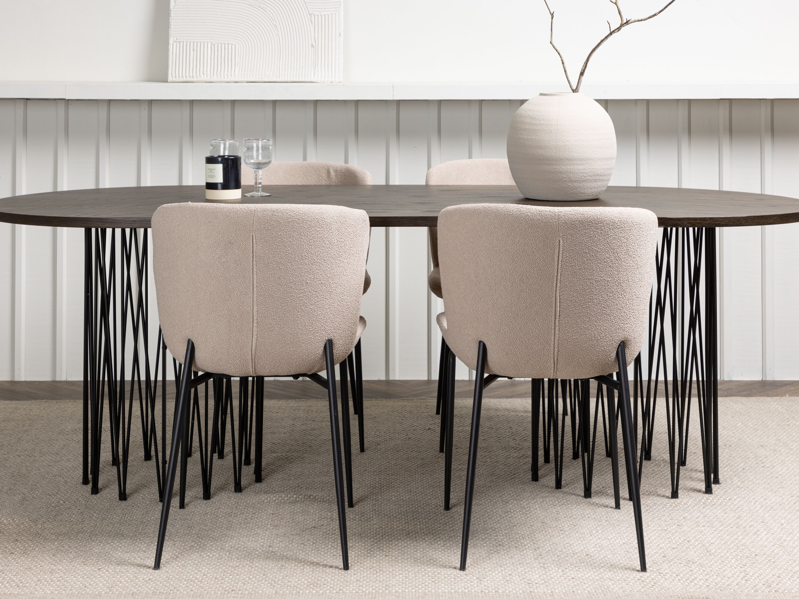 Dining set Dallas 5065 (Beige)