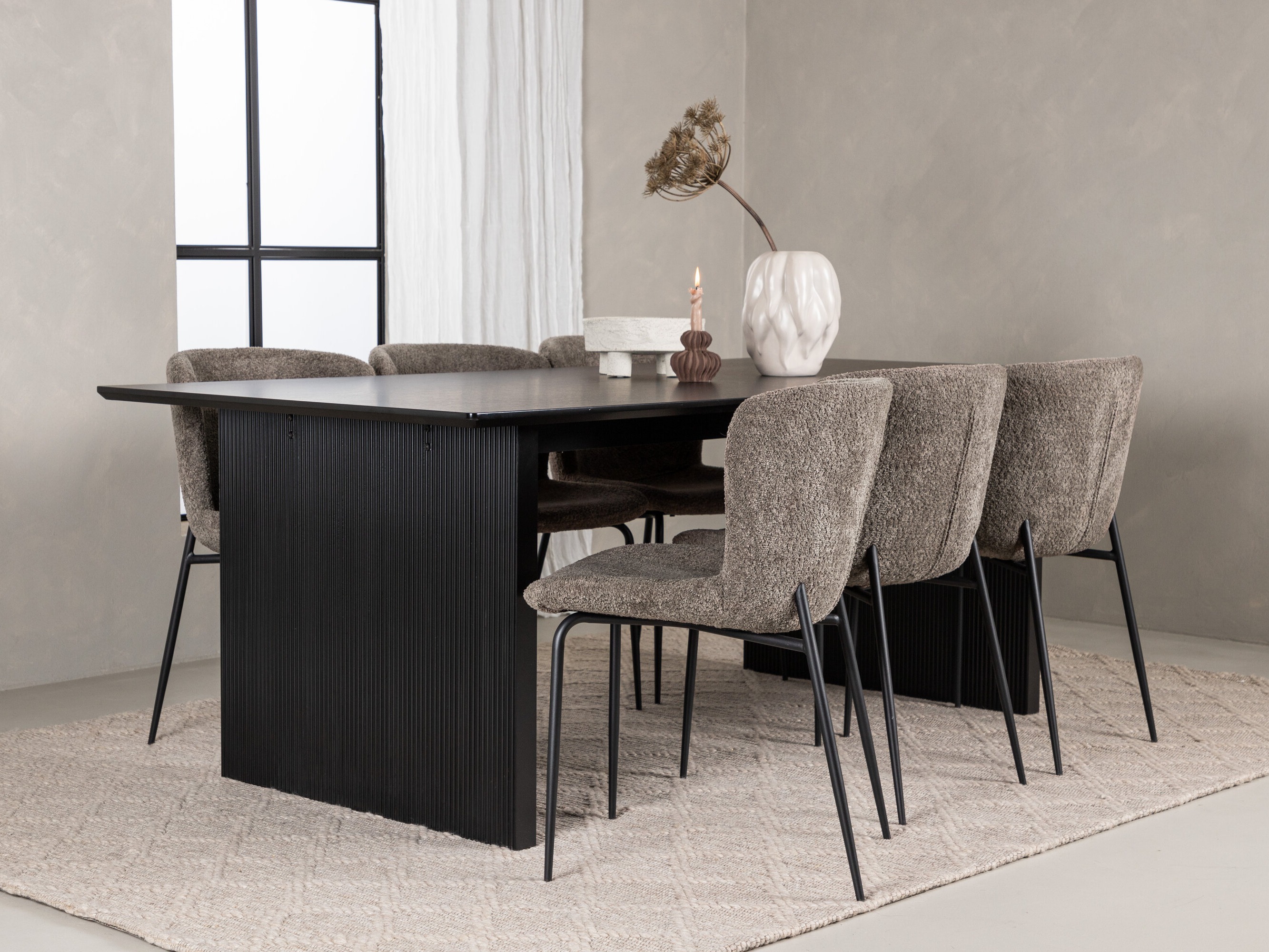 Dining set Dallas 5066 (Brown)