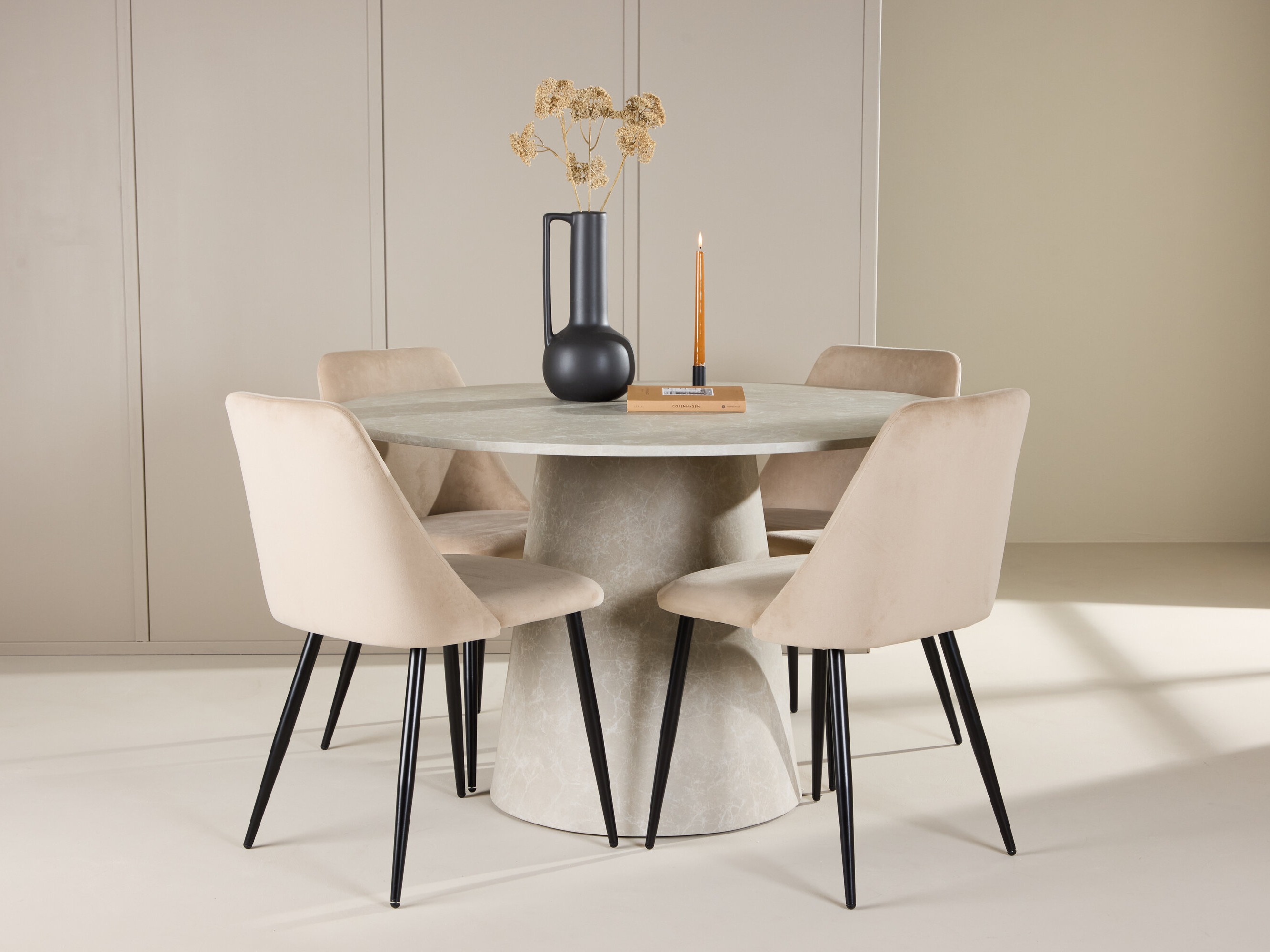Dining set Dallas 5069 (Light brown)