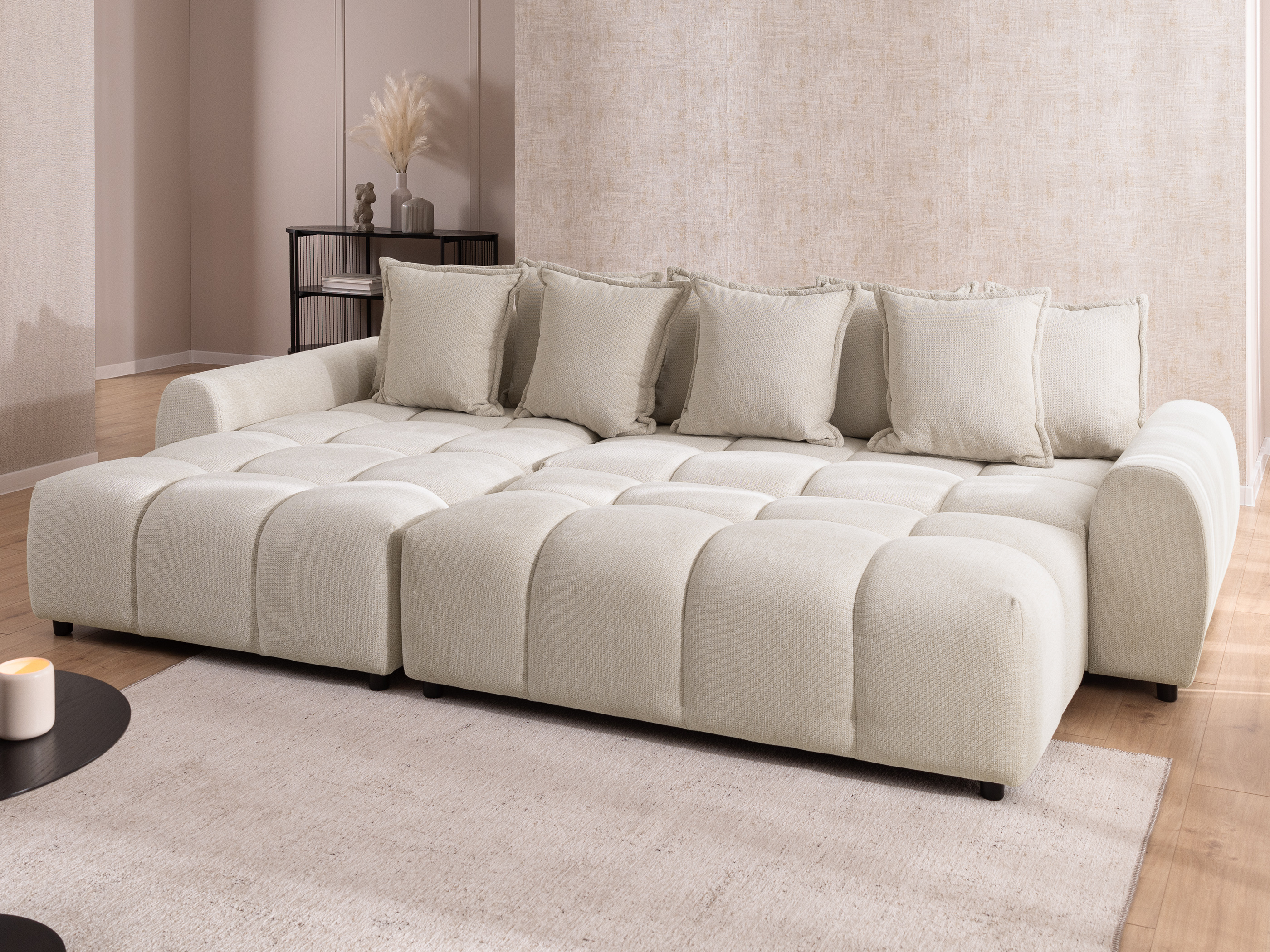 Upholstered bench Rocklin 133 (Aragon 03)