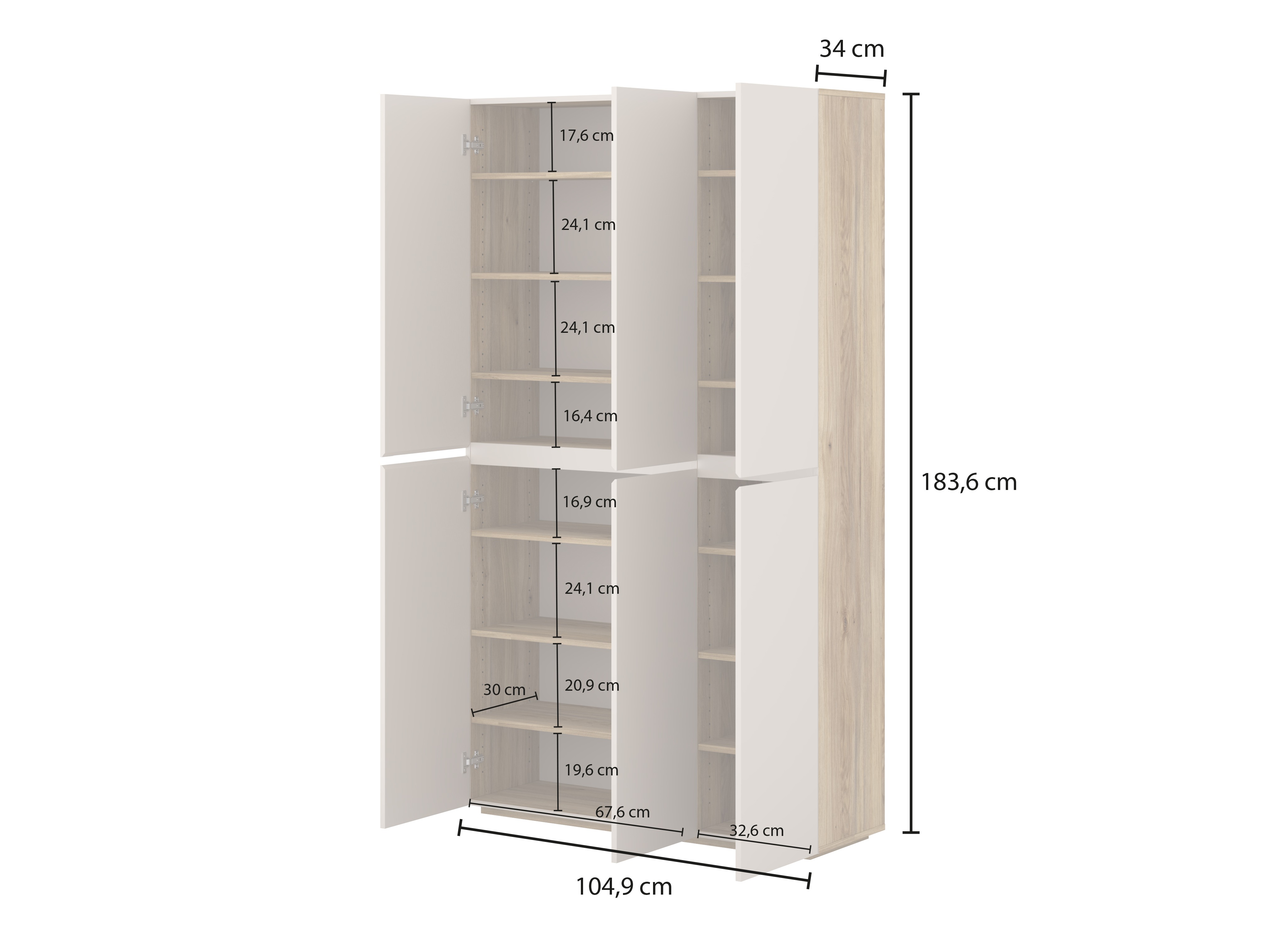 Bookcase Alsono 104