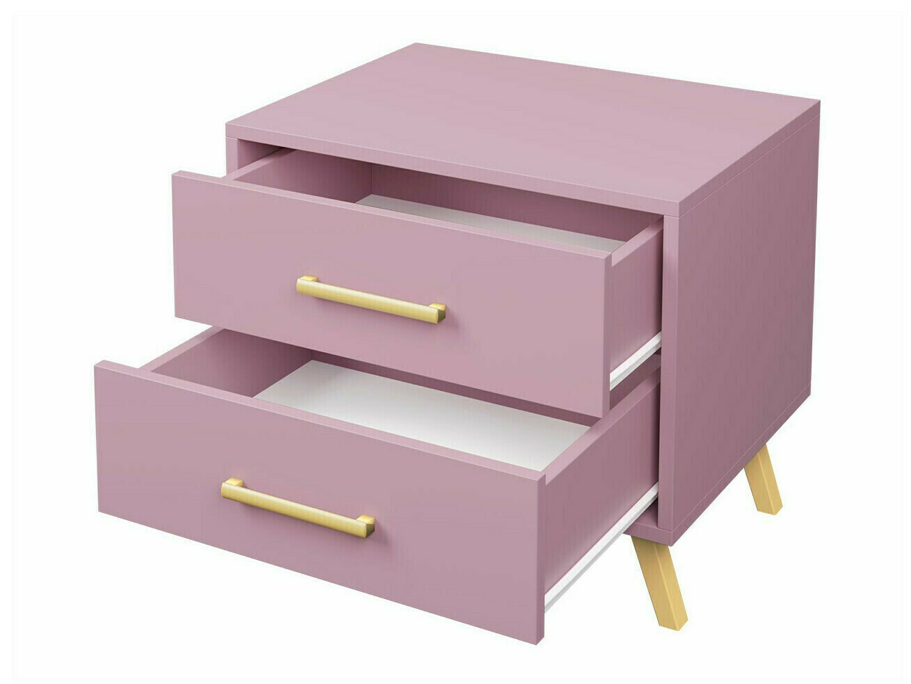Bedside table Rosa (Blue + Golden)